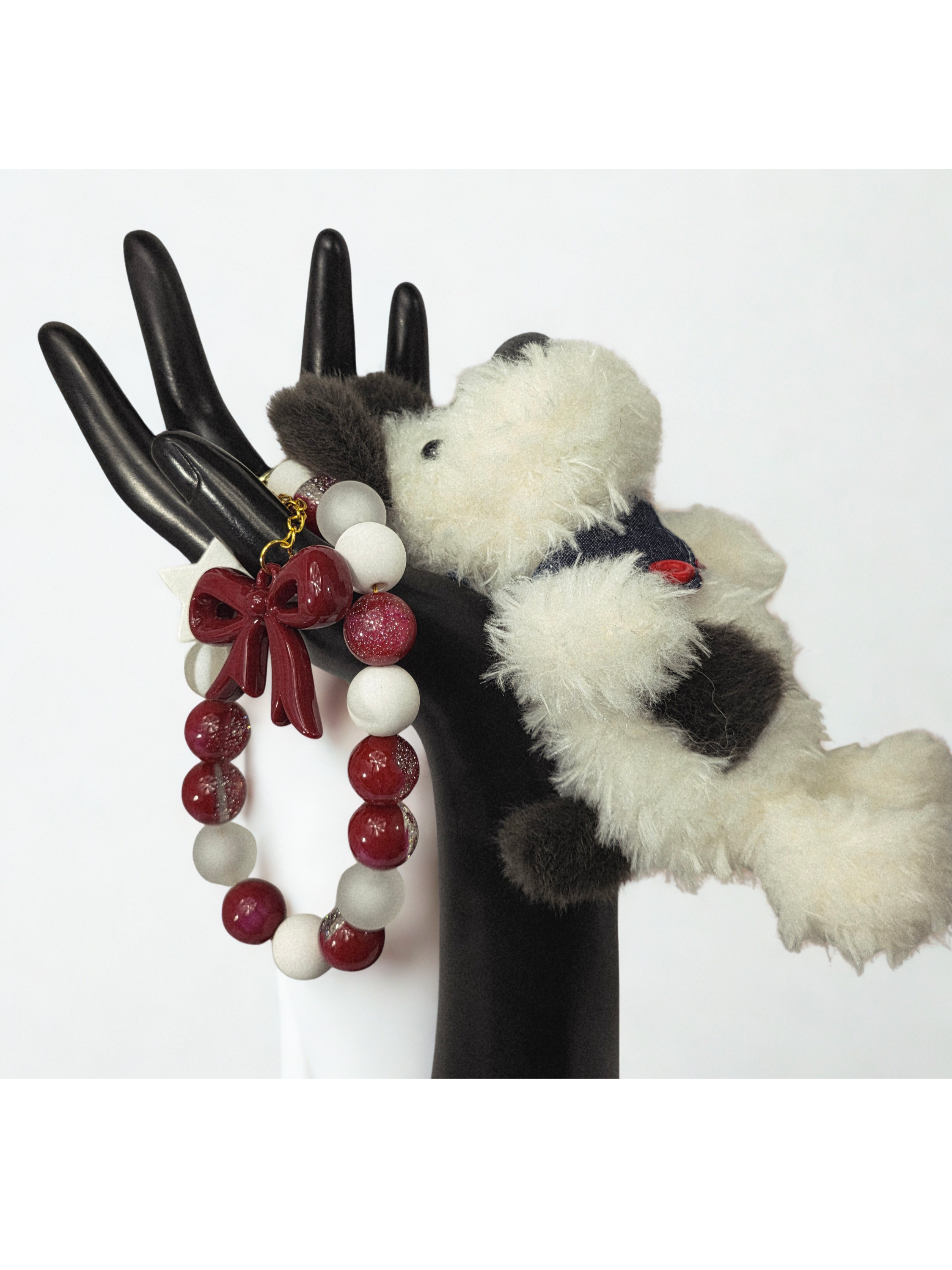 Shaggy Dog Plush Keychain