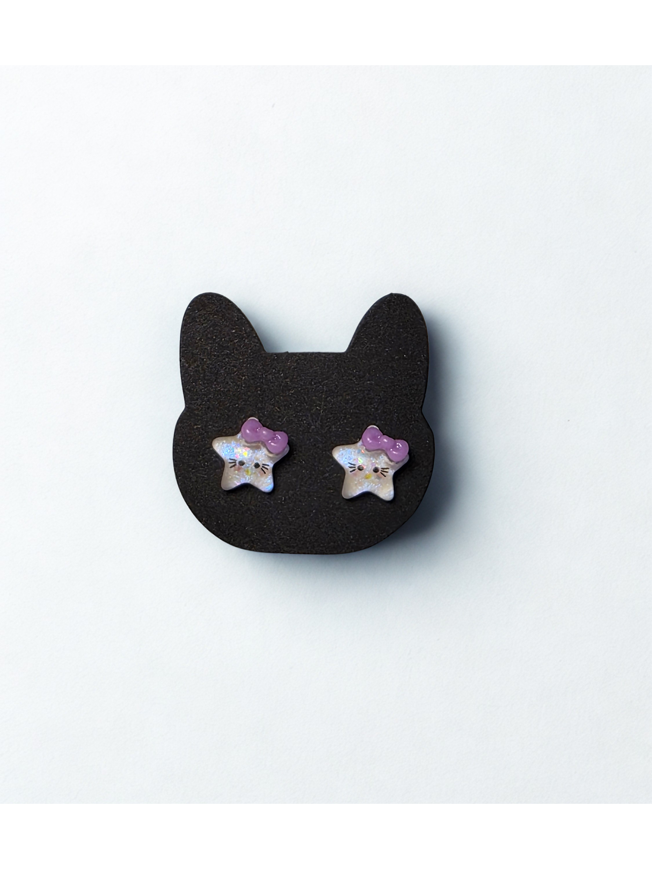 Star Hello Kitty Earrings