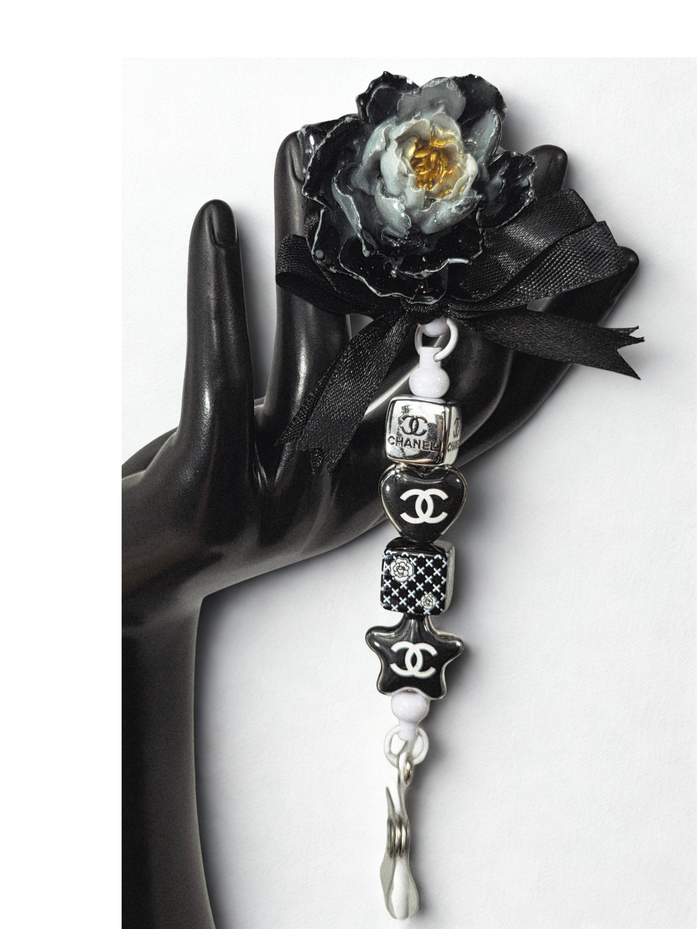 CC Flower Badge Holder