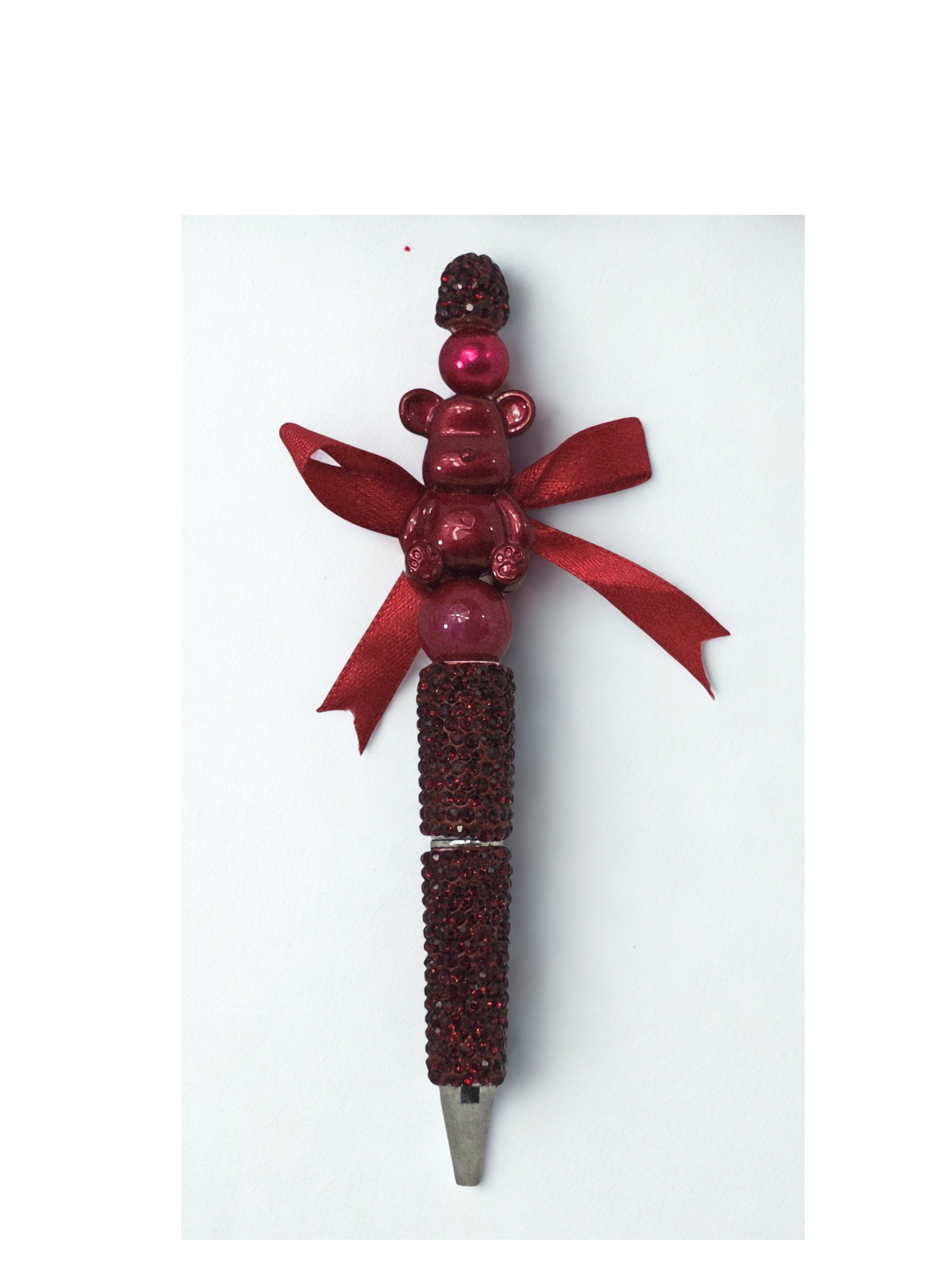 Ruby Bear Fancy Pen