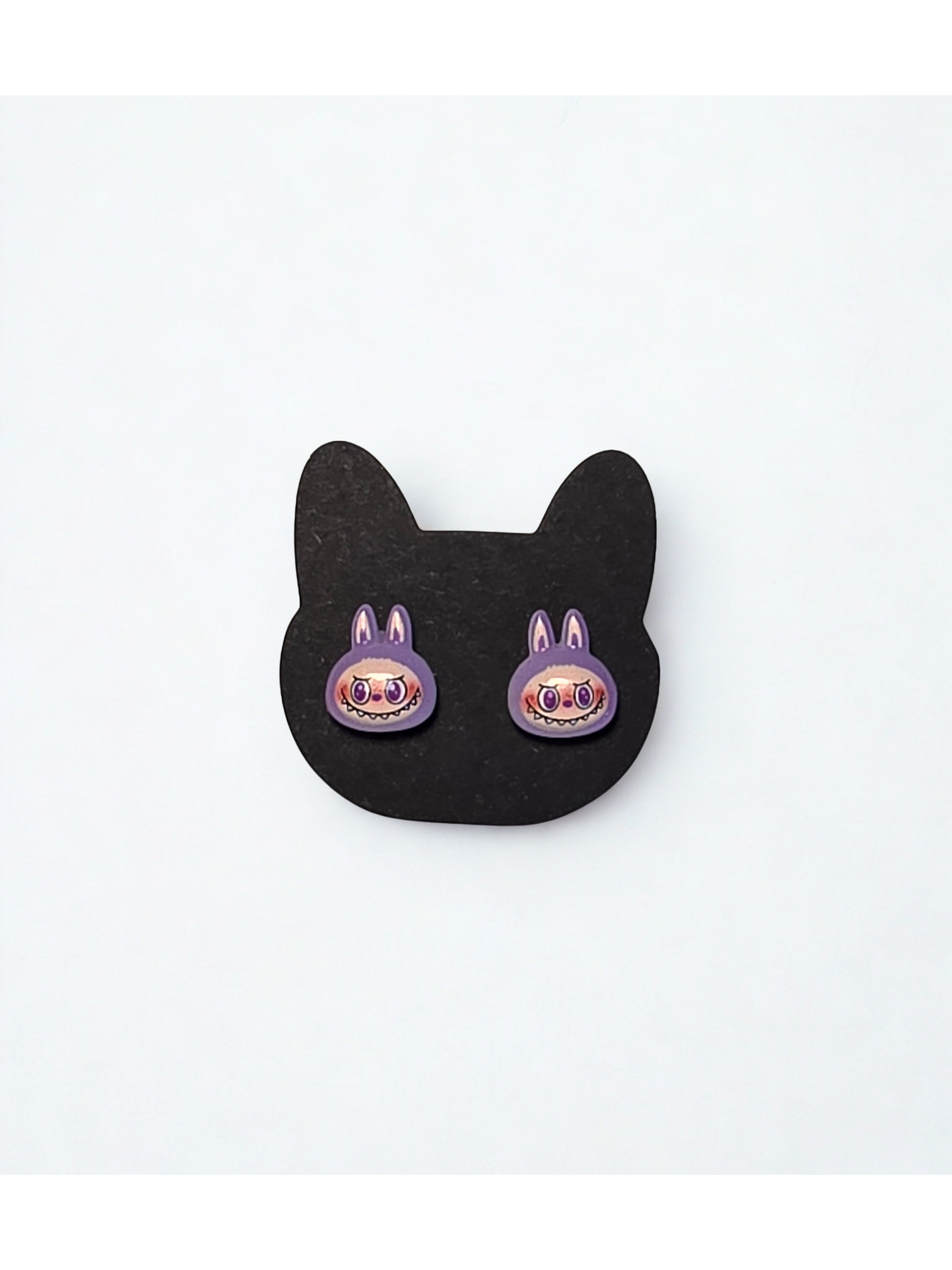 Purple Labubu Earrings