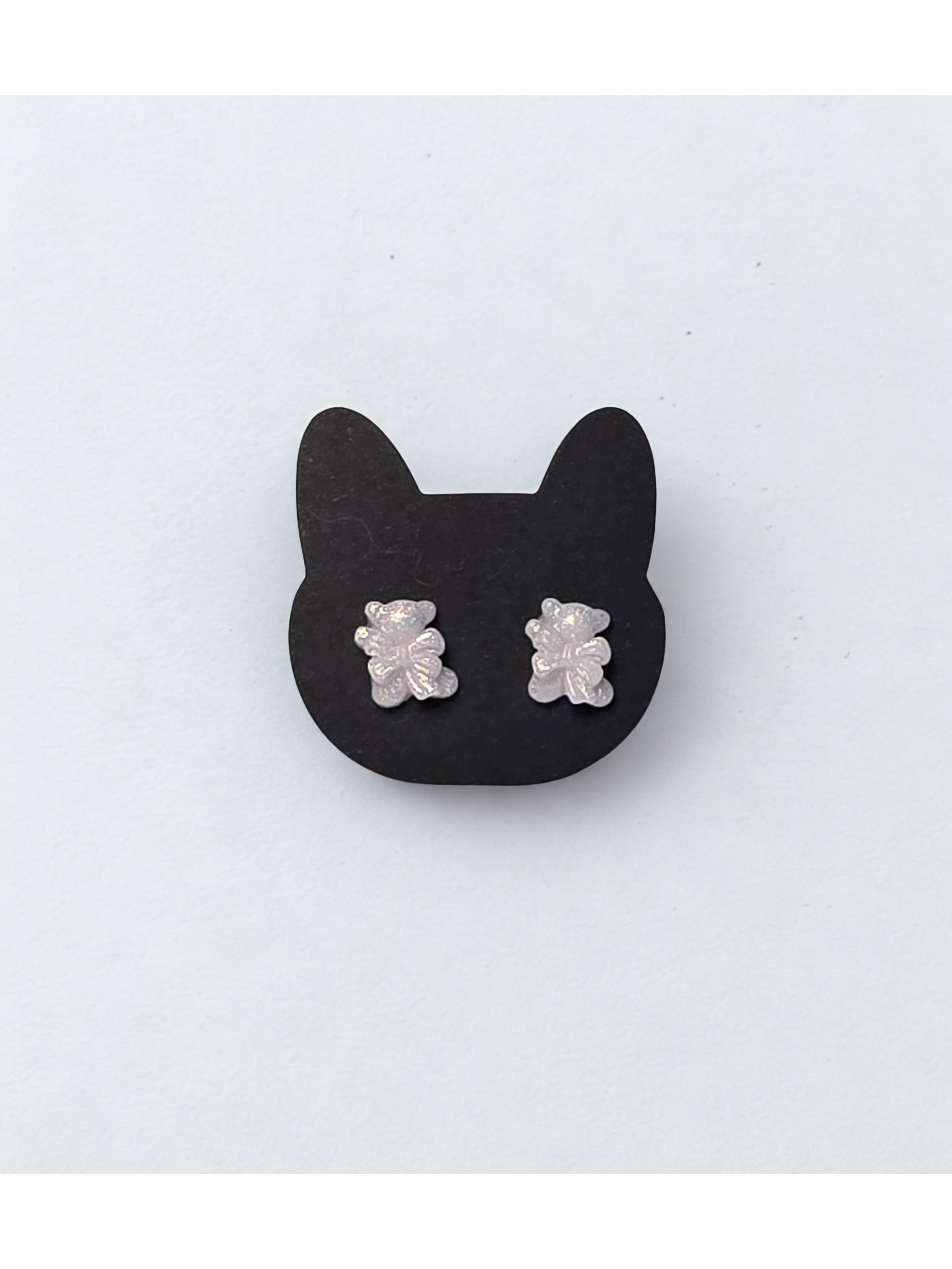 Glittery Bear Earrings
