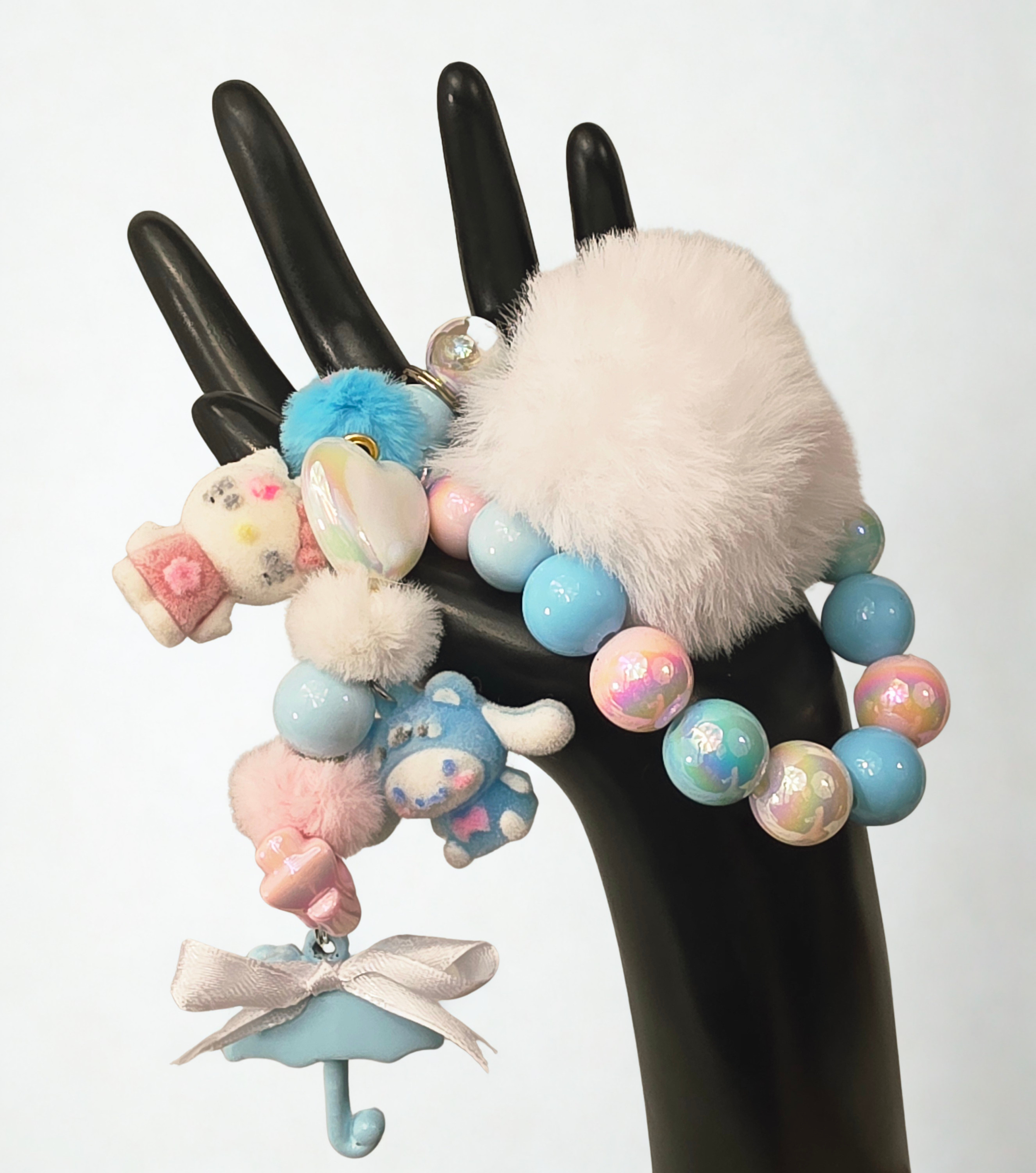 Cinnamoroll and Hello Kitty Keychain