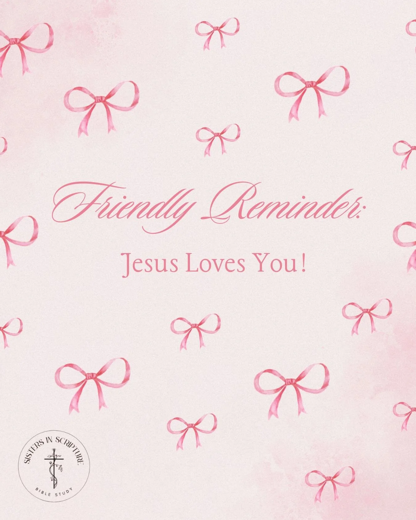 Happy Thursday 🩷🩷 Don&rsquo;t forget that Jesus loves you!! #jesuslovesyou #christiangirl