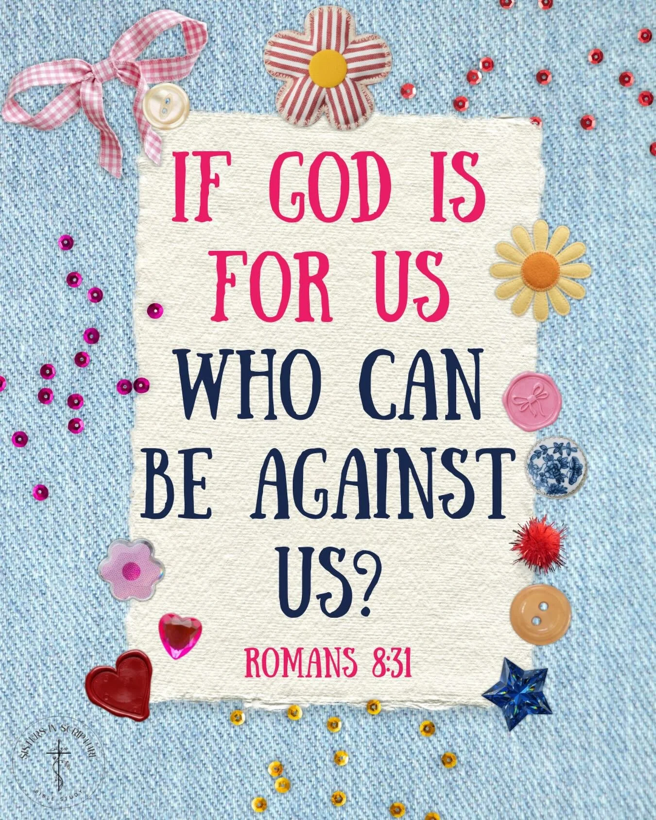 Some Thursday inspiration from Romans 🩷🌸💕 #romans831 #christiangirl #jesuslovesyou❤️🙏✝️😇