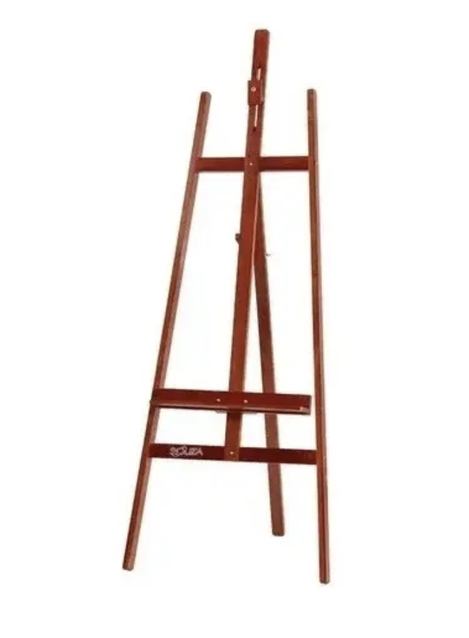 Cavalete Para Pintura Mogno Desmontado 1,80cm