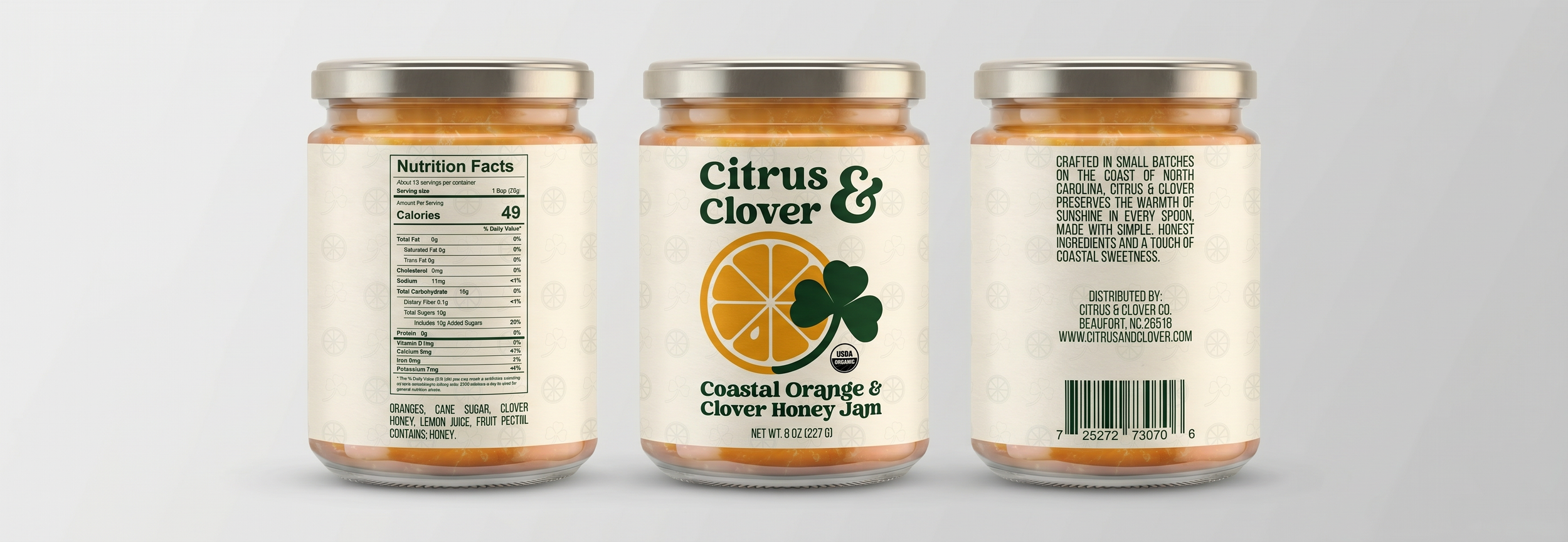 Front, Back, and Side Mockup
