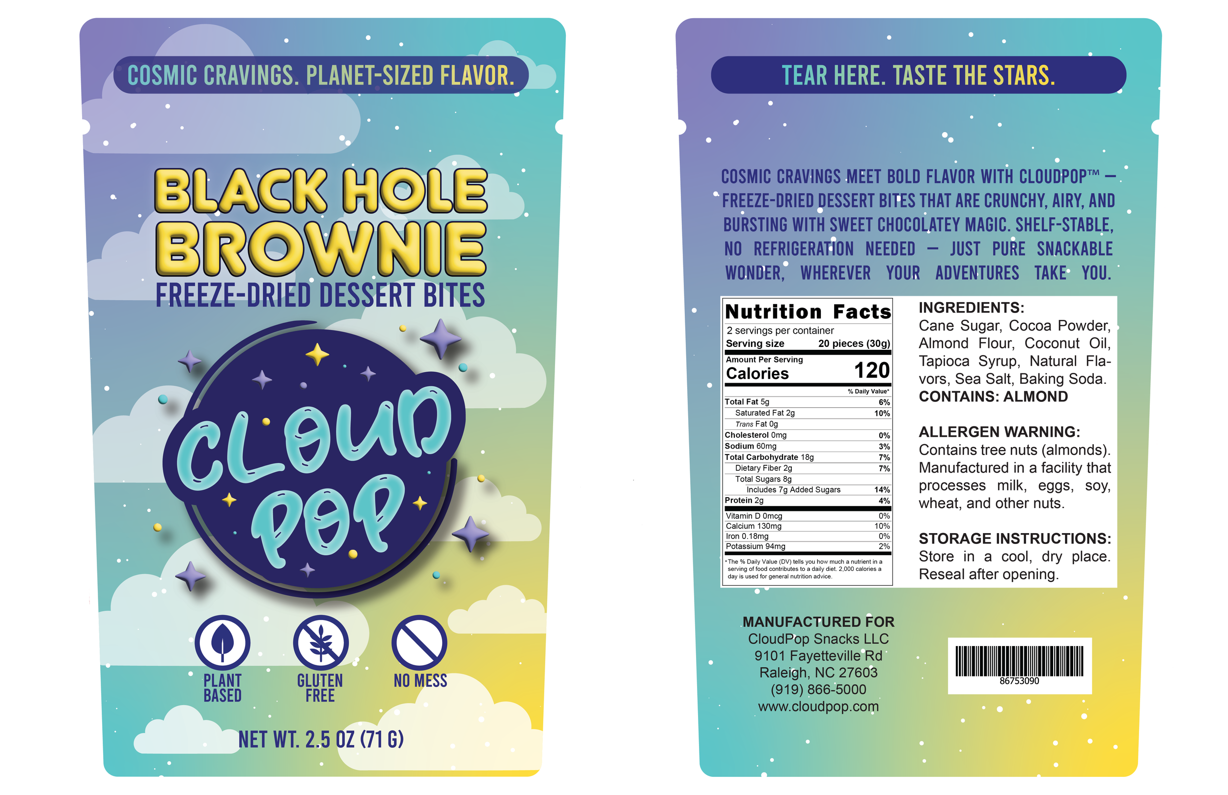 CloudPop Packaging Design