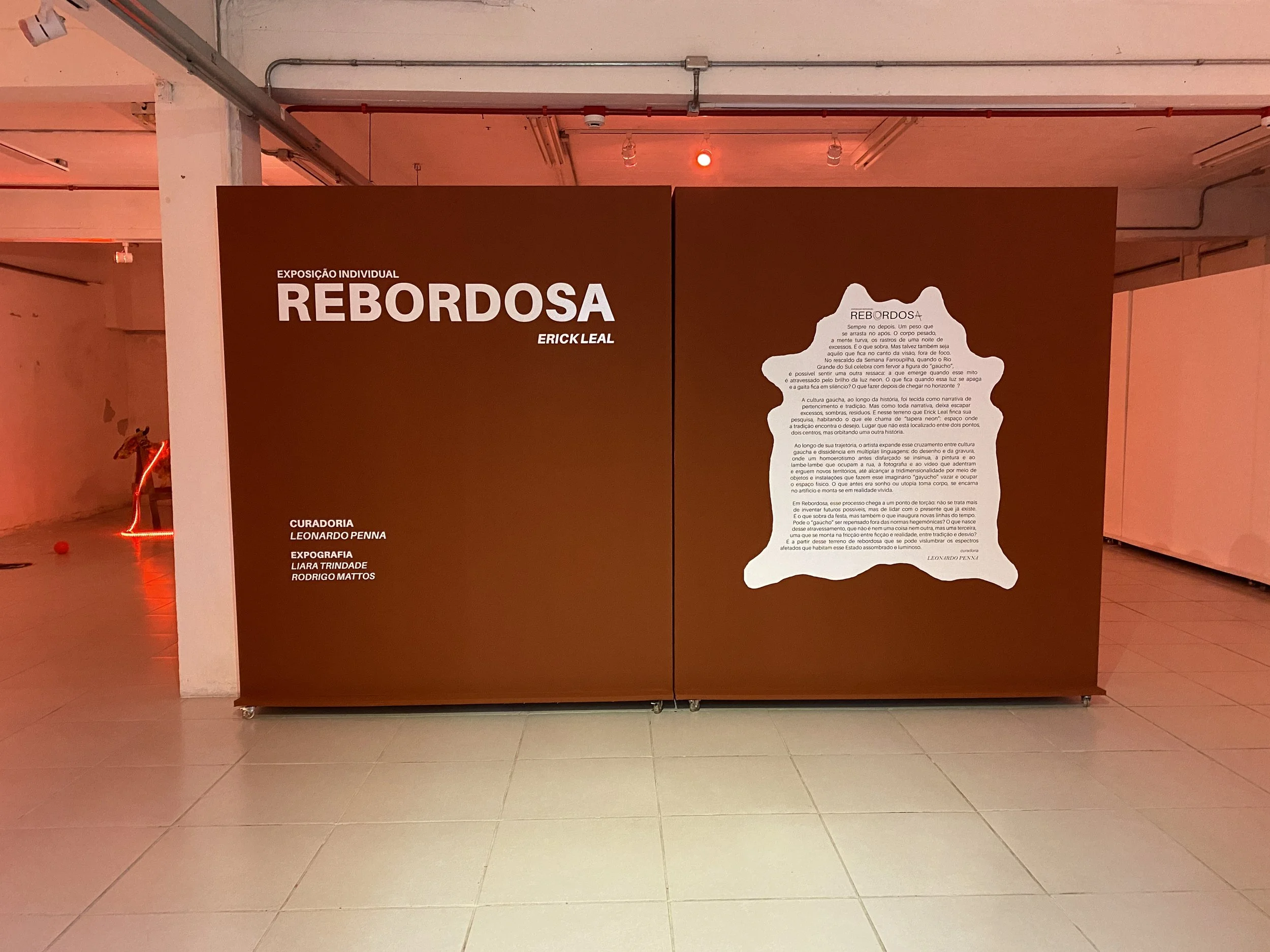 Entrada da exposição 