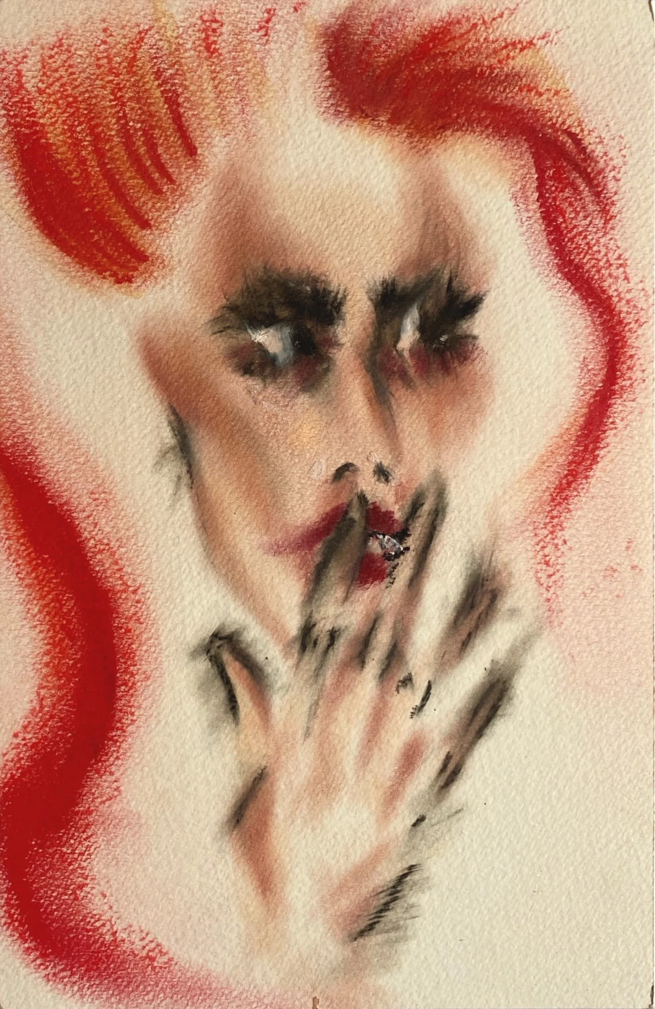 série Tapera Neon, 2024
maquiagem esfumada