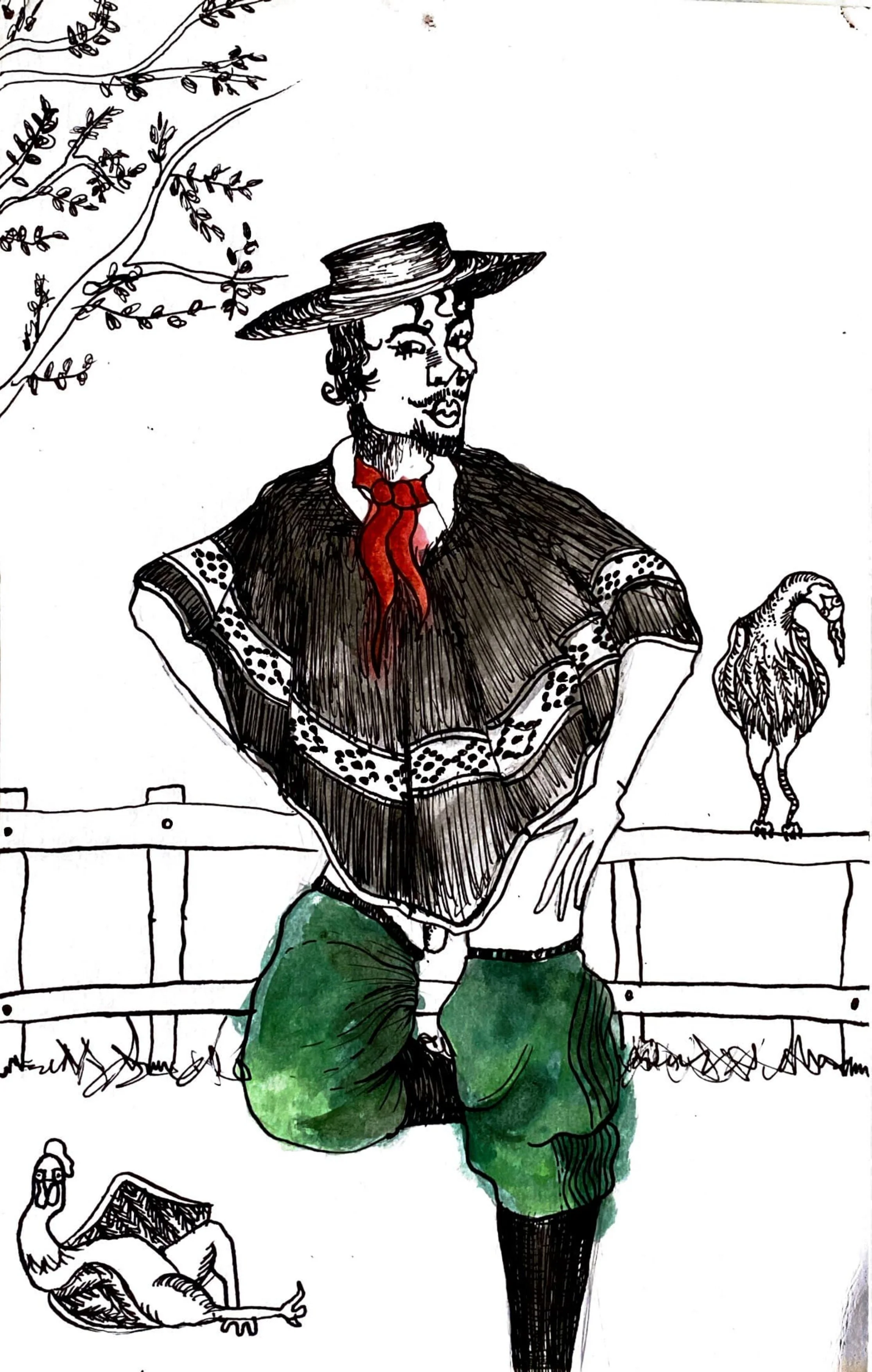 pala quentinho, 2022
bico de pena, naquim e aquarela