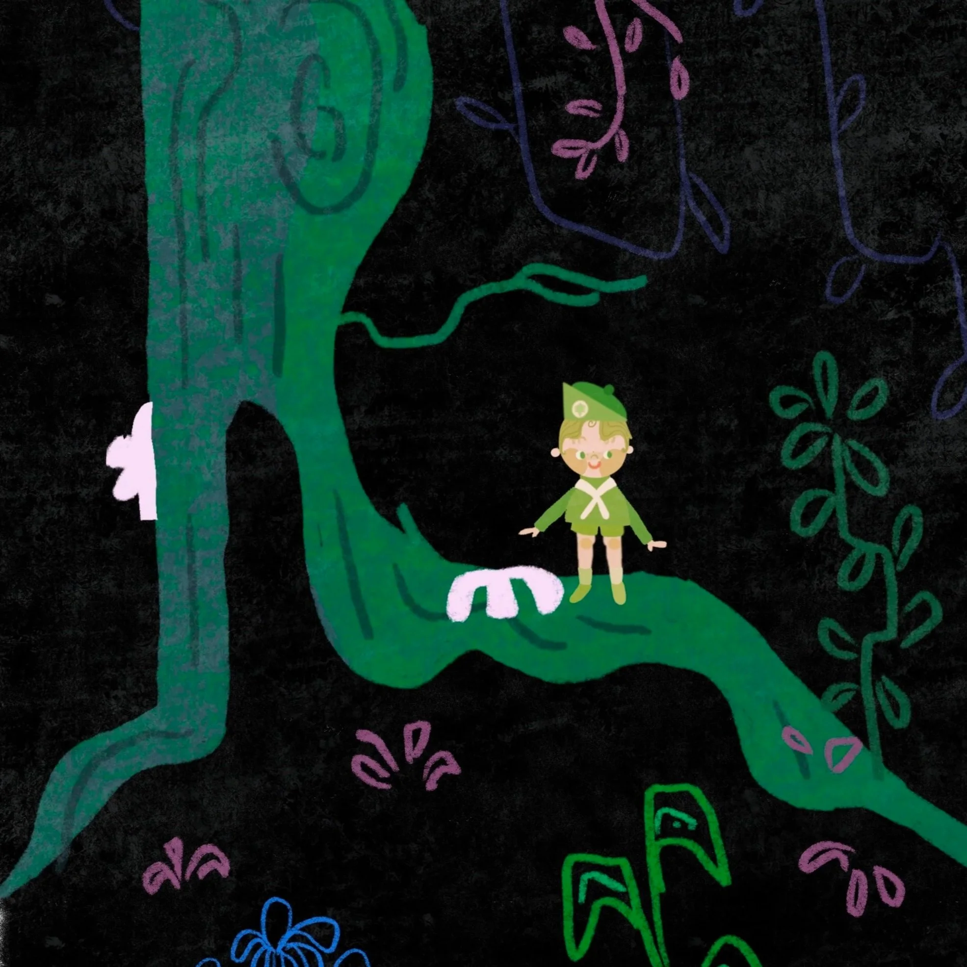 Benjamin in the Forest Print (5x7″)