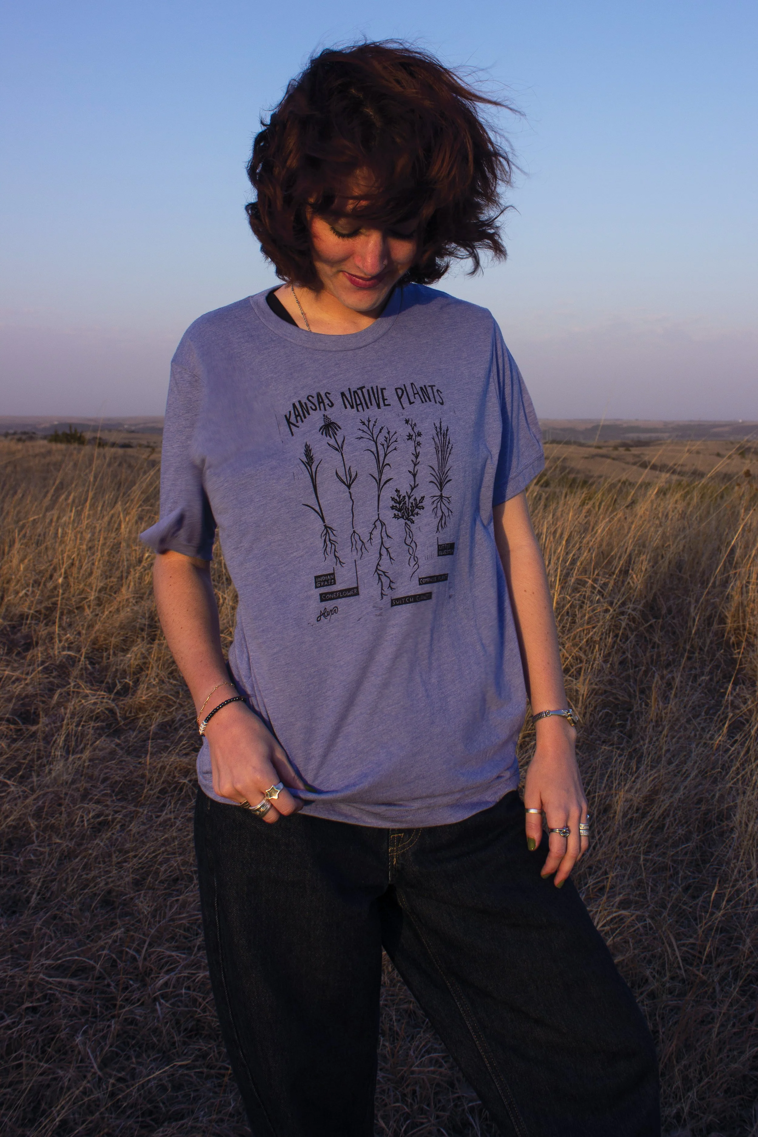 Kansas Native Plants T-shirt Design