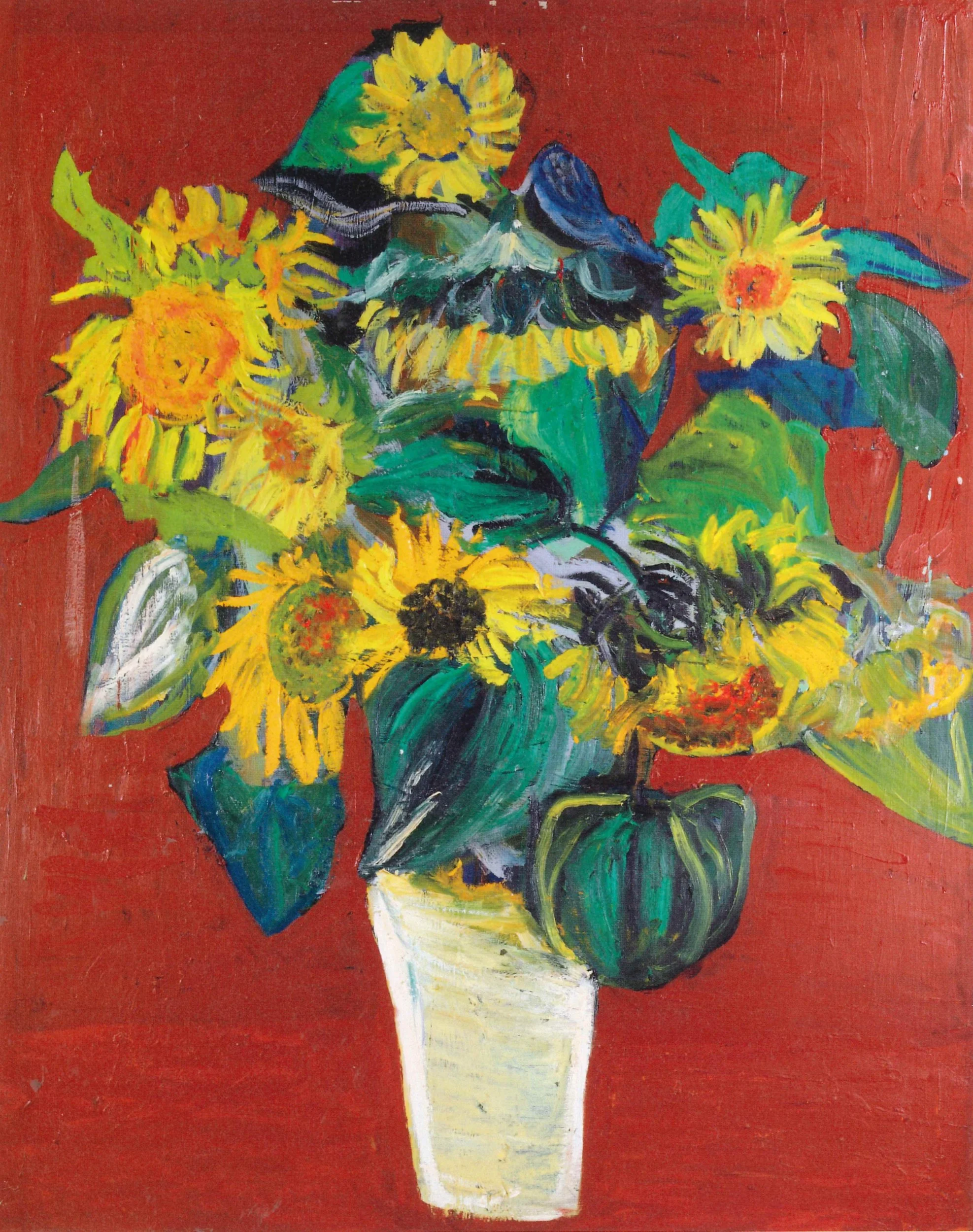 Sunflowers — 1967 — Oil on canvas — 162.0 × 130.3 cm