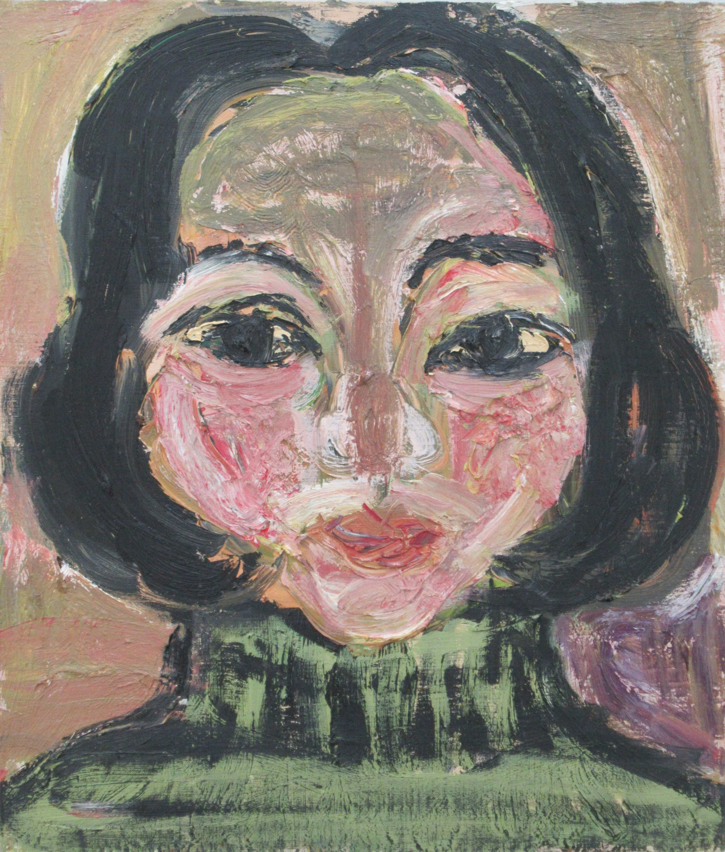 Face — 1973 — Oil on canvas — 53.0 × 45.5 cm