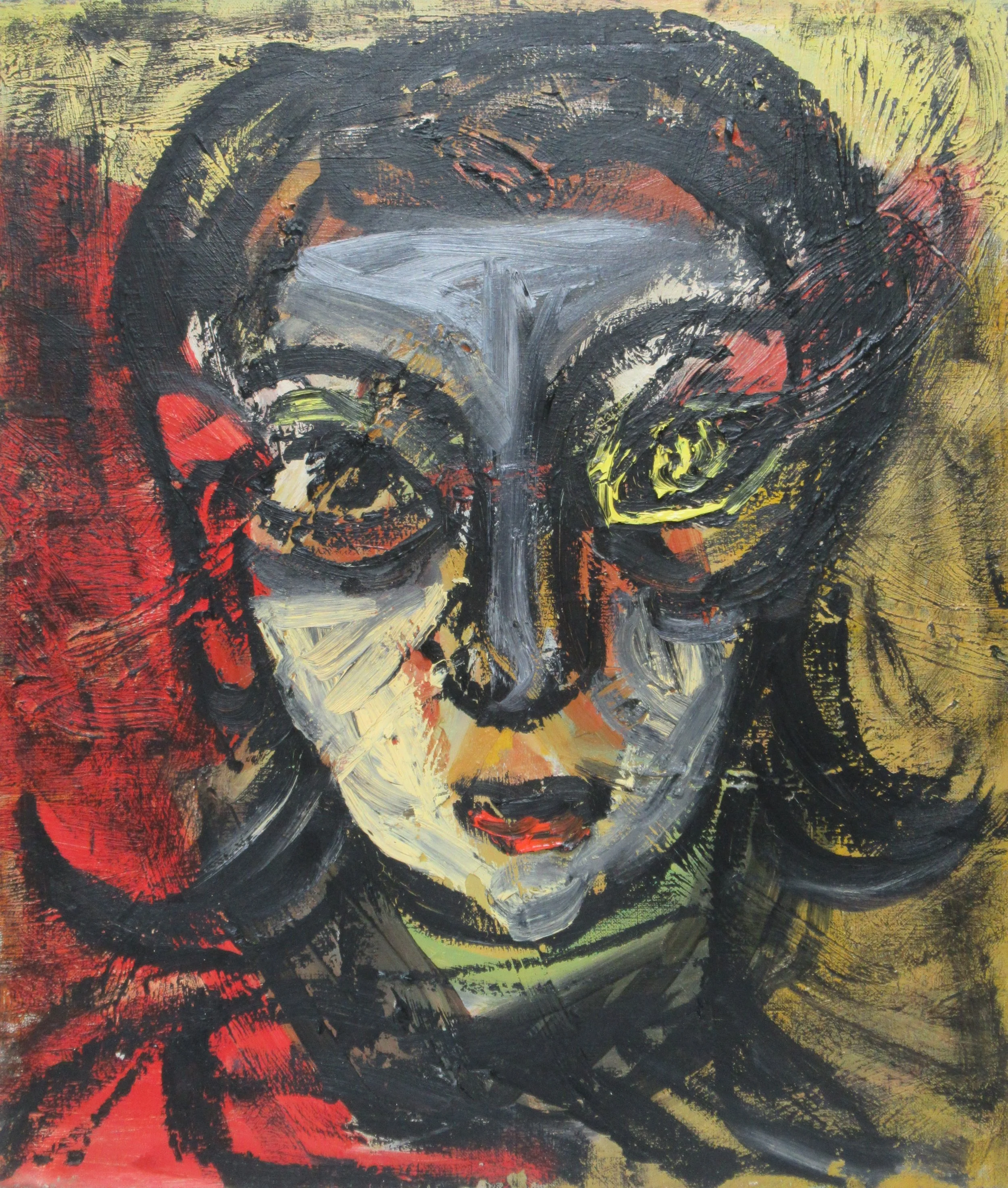 Face — 1970 — Oil on canvas — 53.0 × 45.5 cm