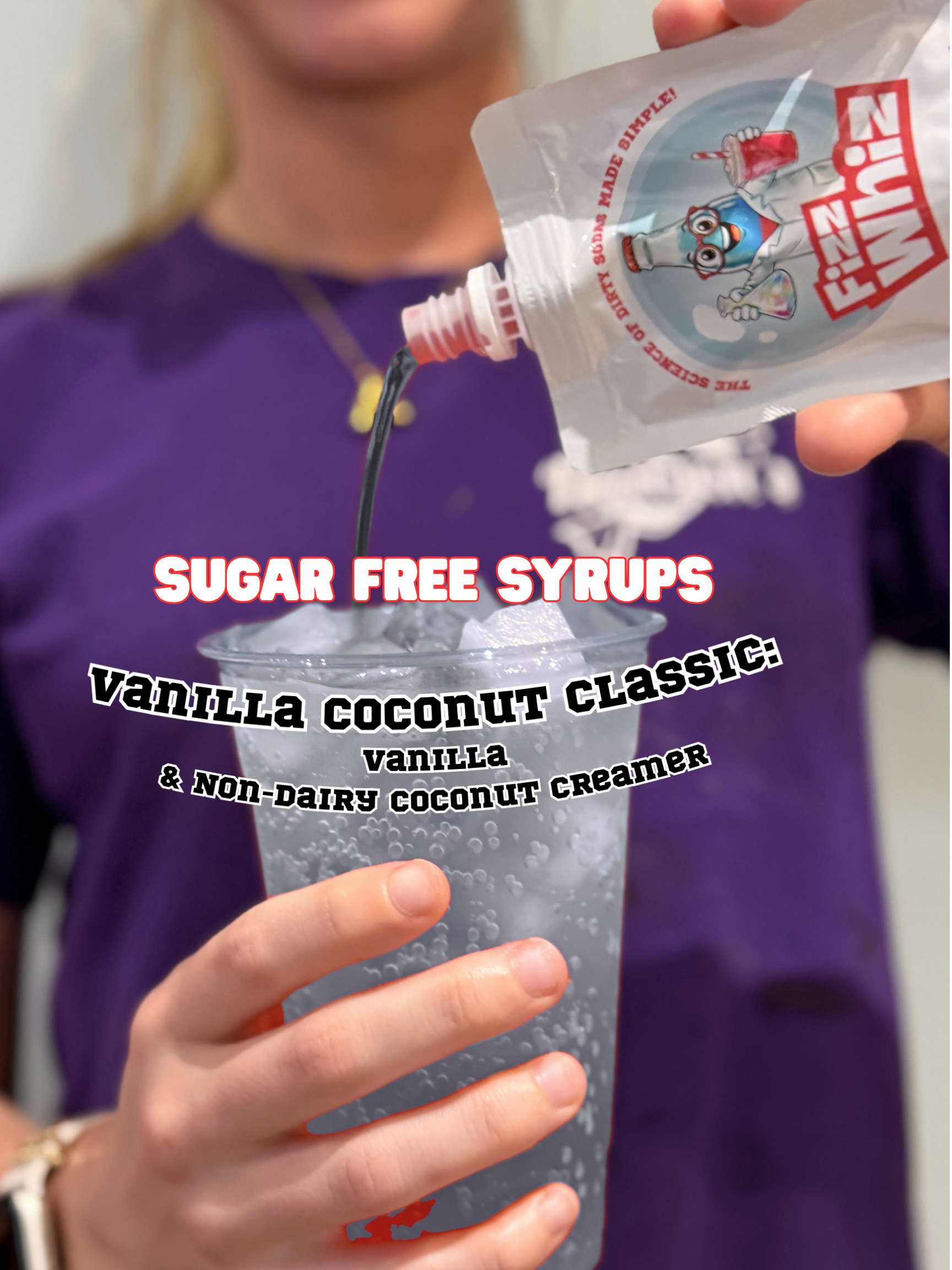 Sugar Free Syrups (Creamer has Sugar) Vanilla Coconut Classic 2 Pack