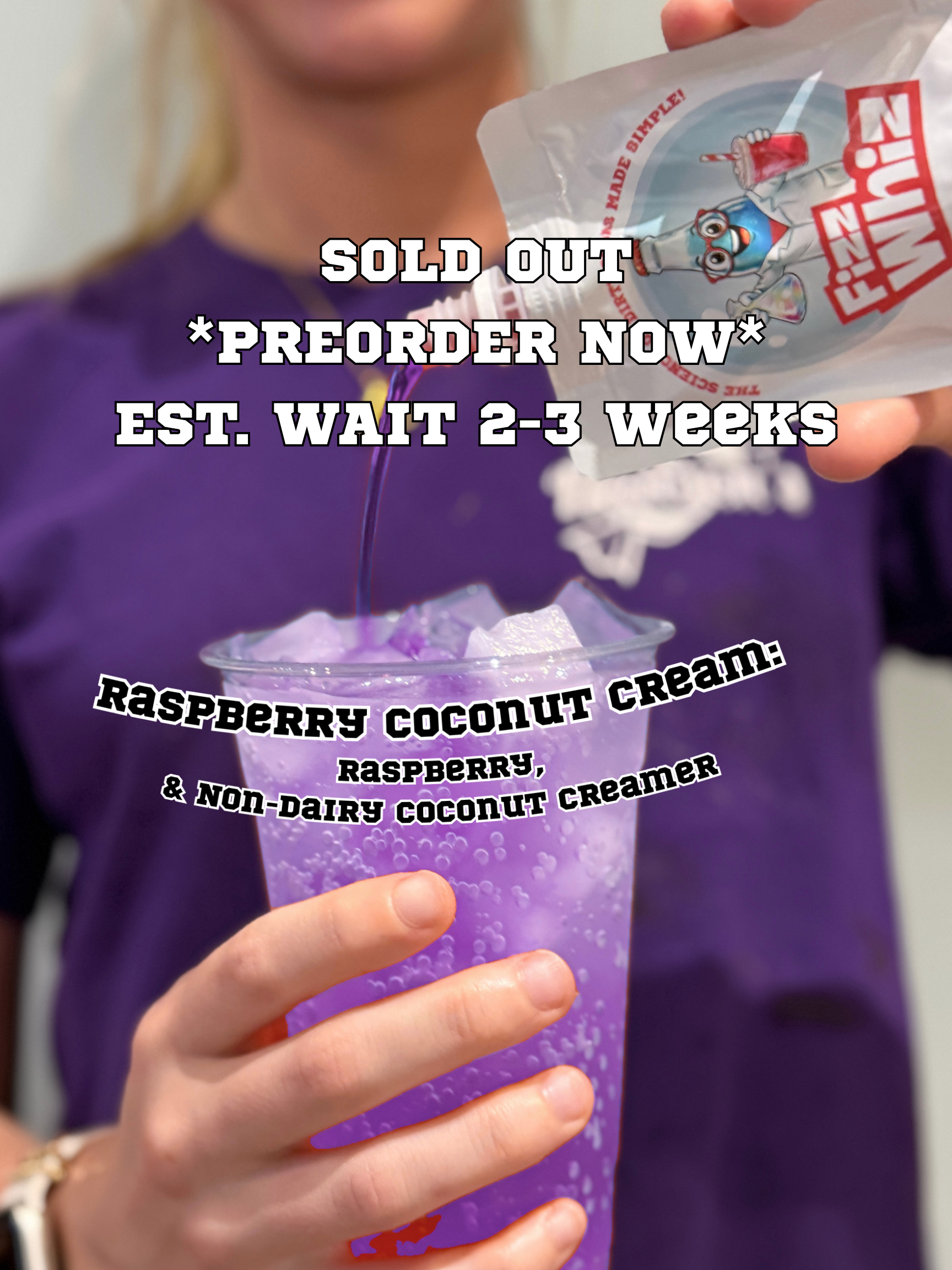 Raspberry Coconut Cream 2 Pack- PREORDER