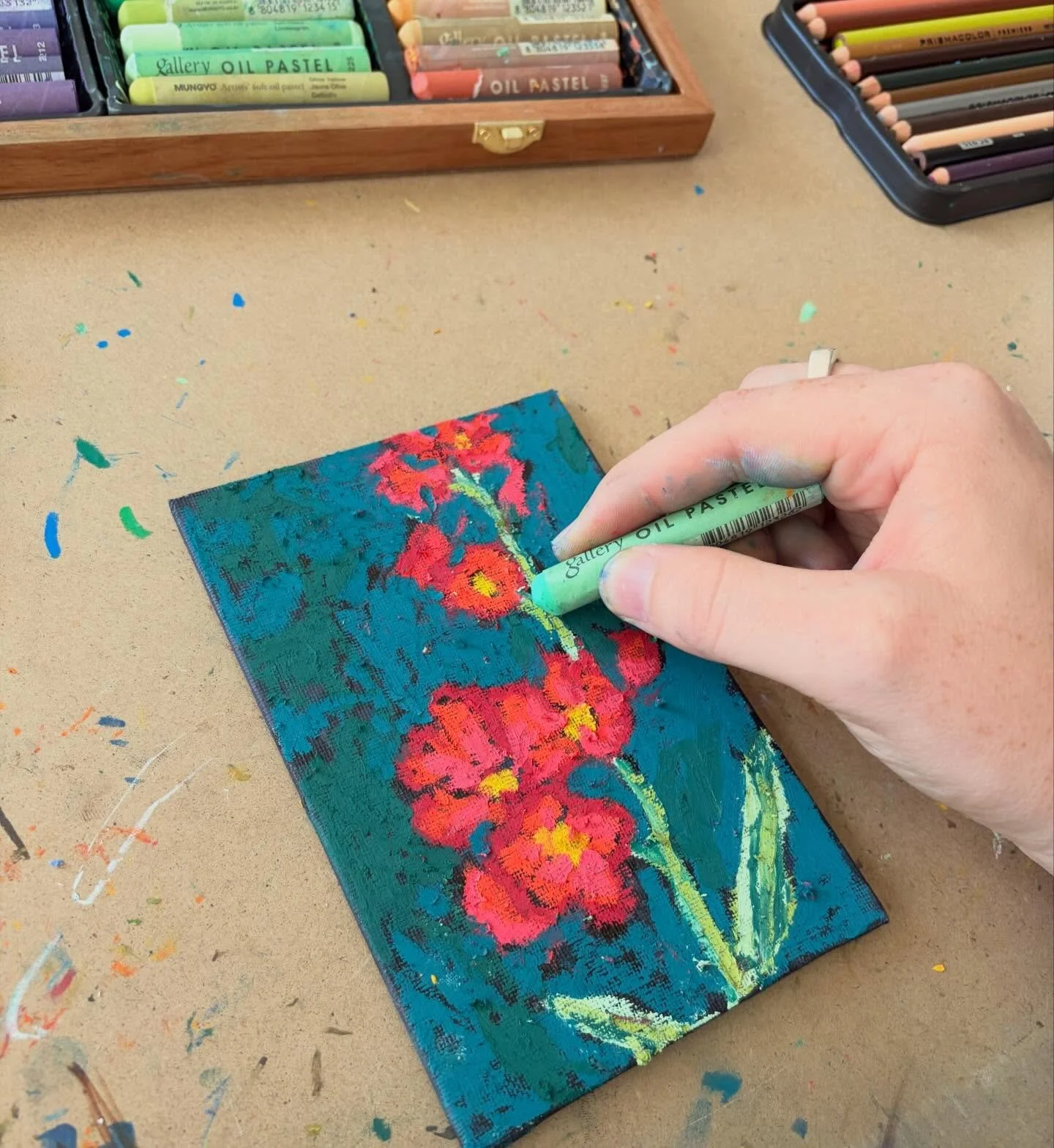 Working on some new pieces 😅 stay tuned for latest website release. 

Flowers in June
4x6