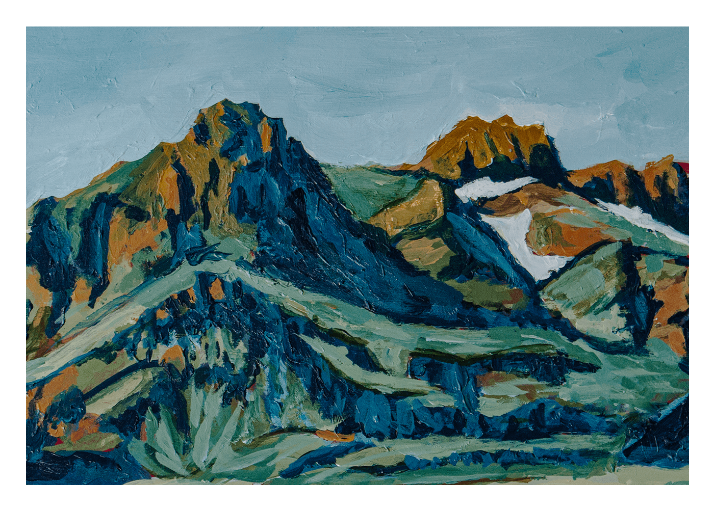 Mountain Green - Print