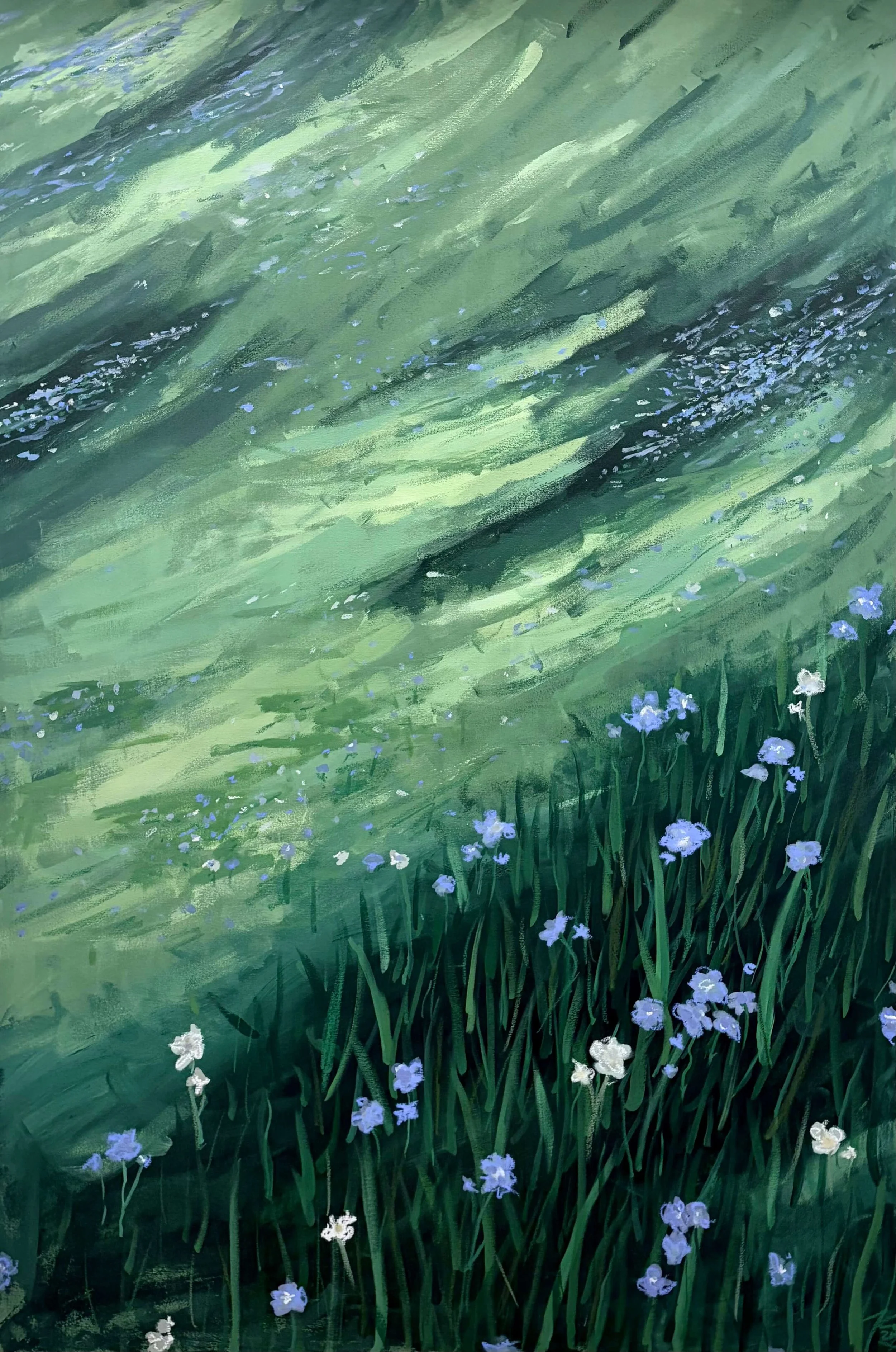 Spring of Hope –
62x42
Acrylic on canvas