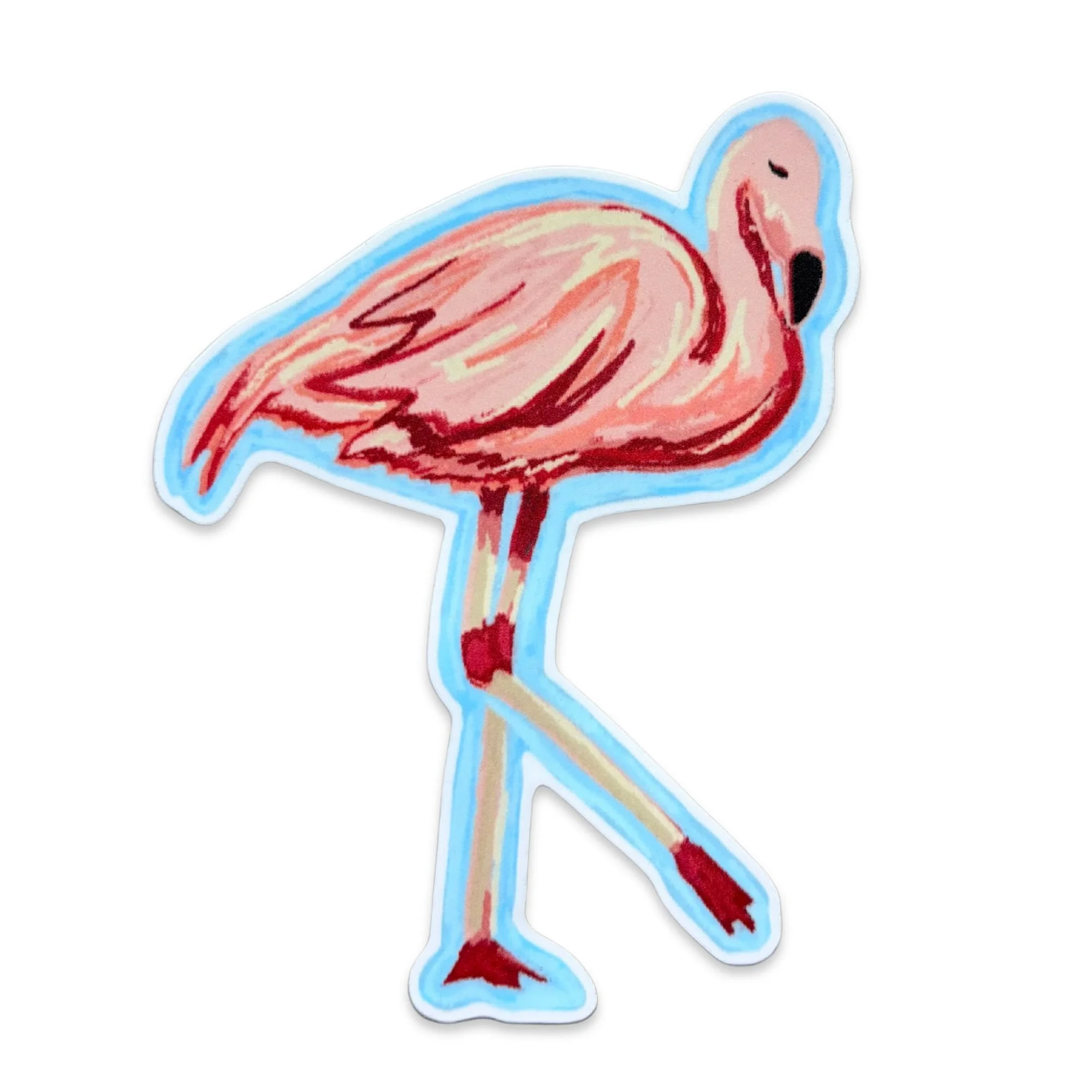 Pink Floyd the Flamingo Sticker