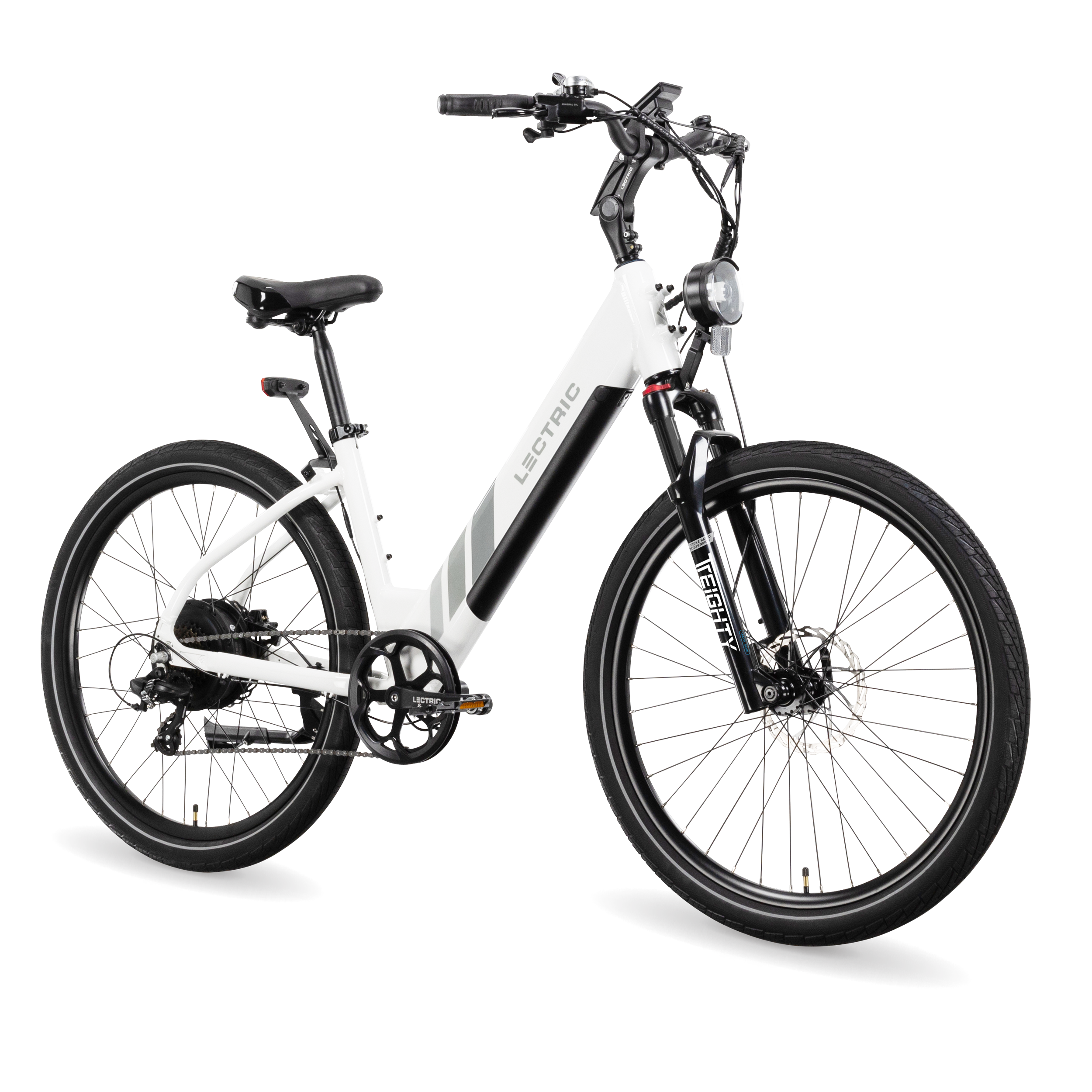 Lectric XPress 750 Step-Through Stratus White