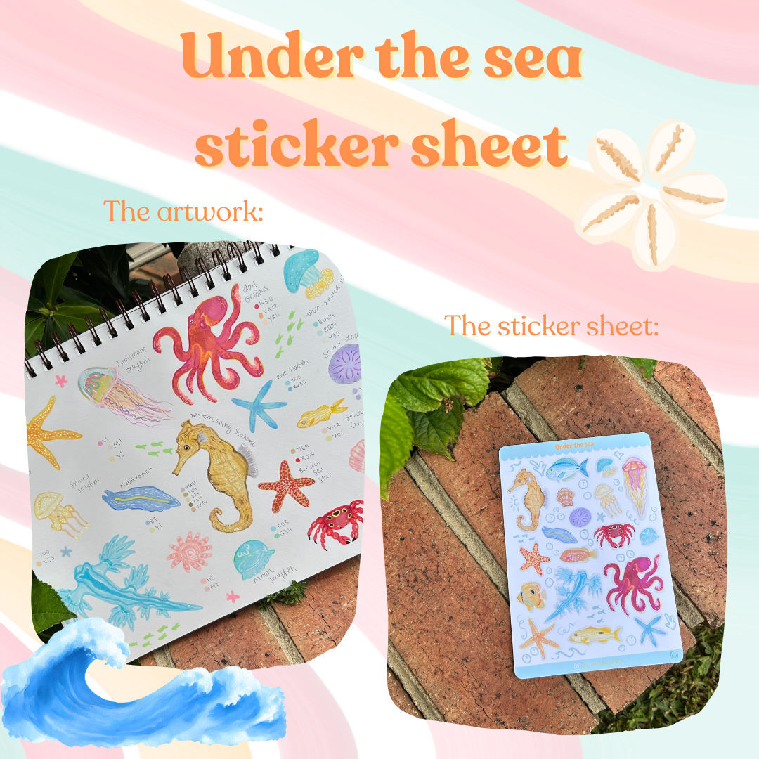 Under the Sea Sticker Sheet