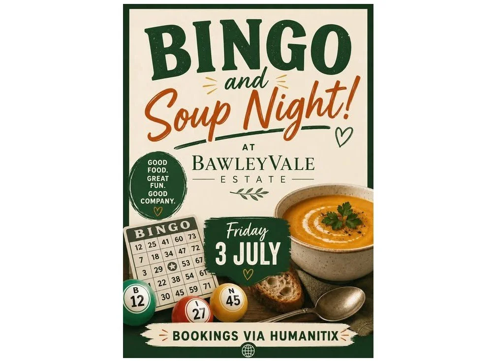 bingo + soup @ Bawley vale estate 