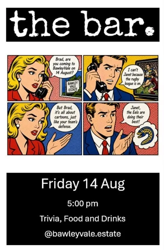 trivia night @ Bawley vale estate 