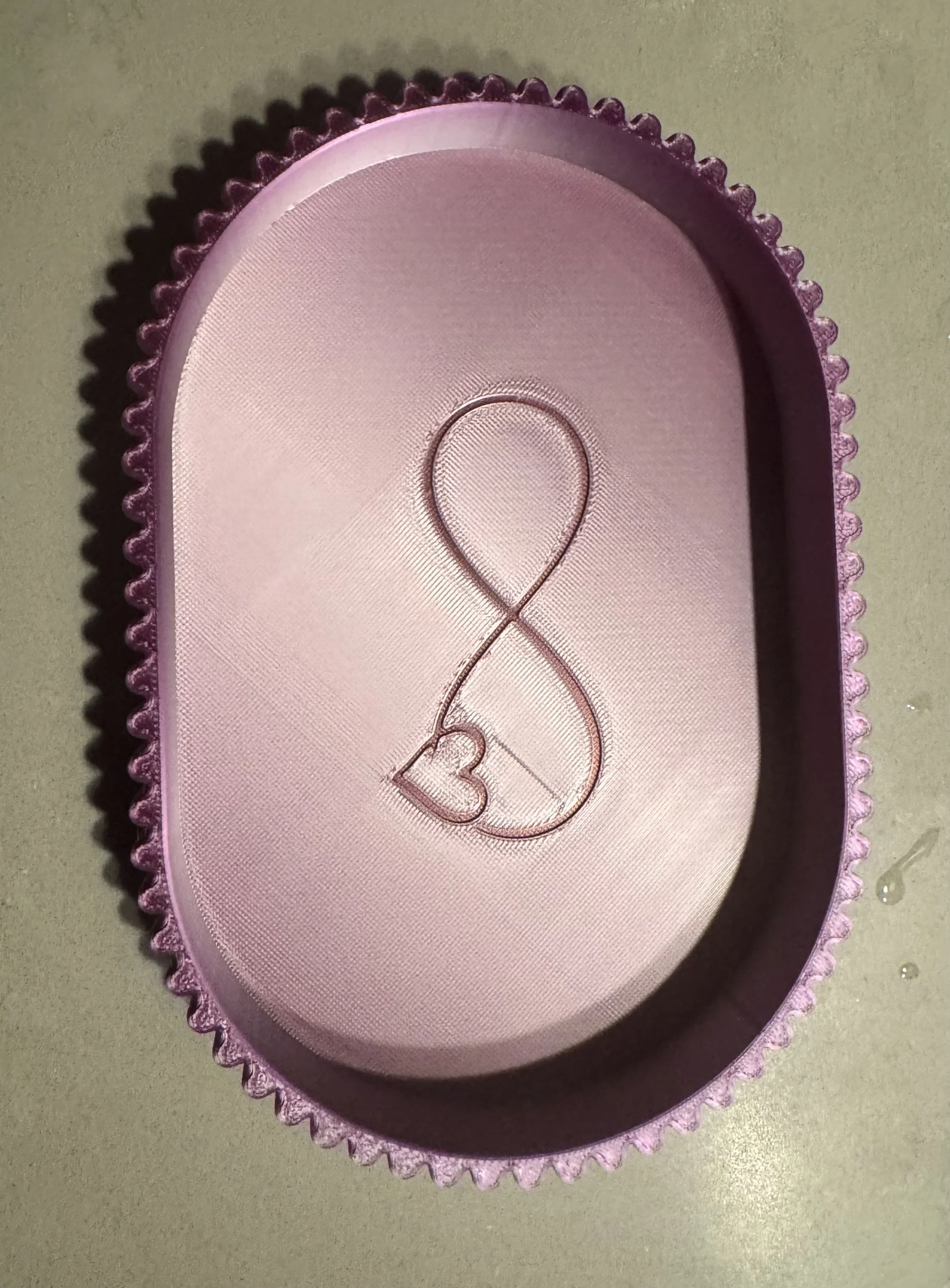 Infinity Love Decorative Tray