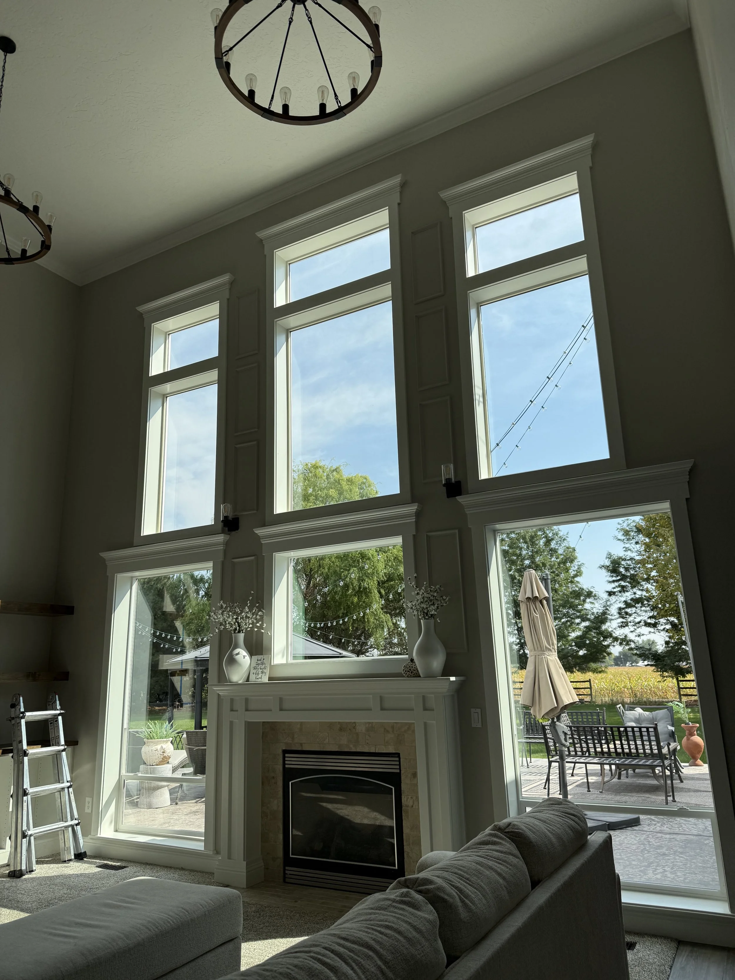 Interior window cleaning