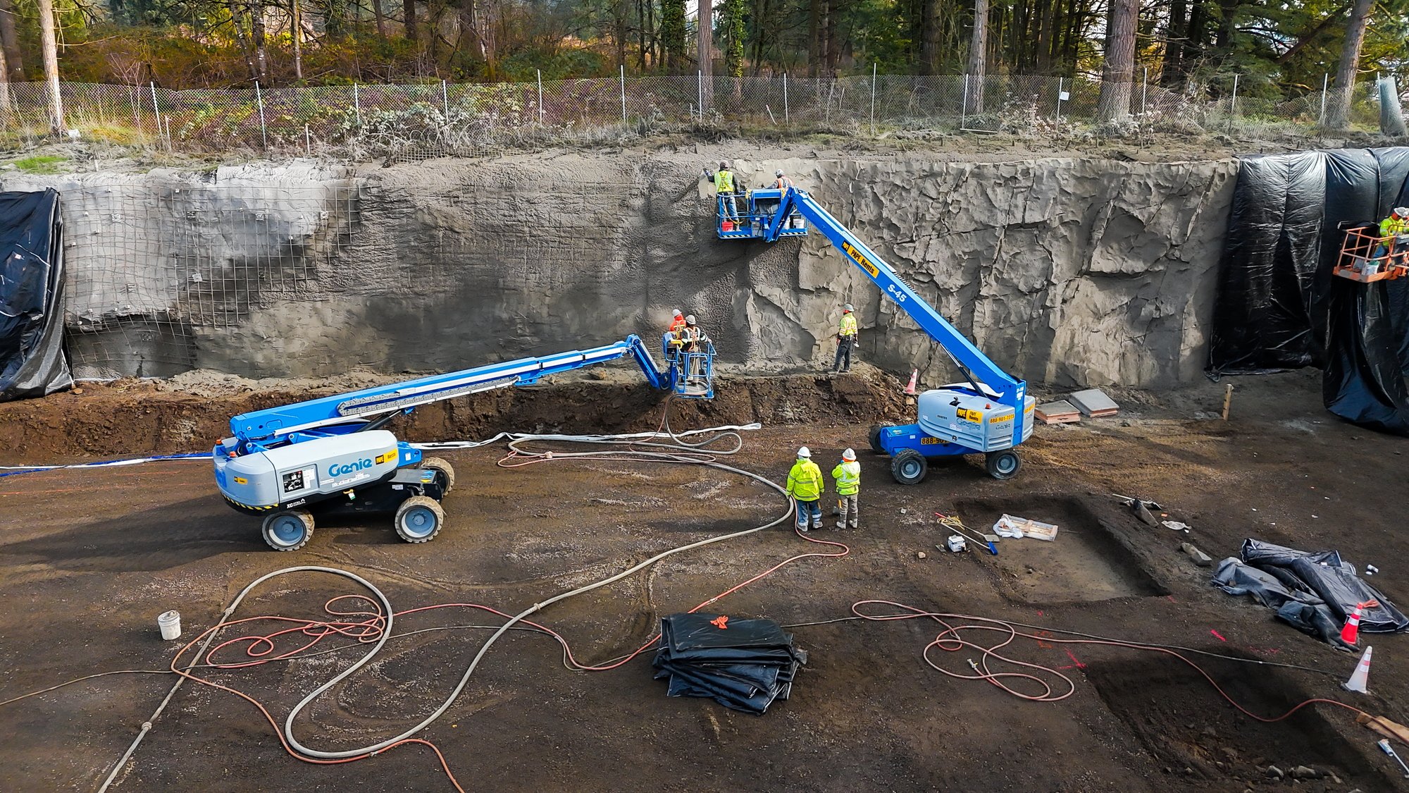 Rock Carve sculpted shotcrete