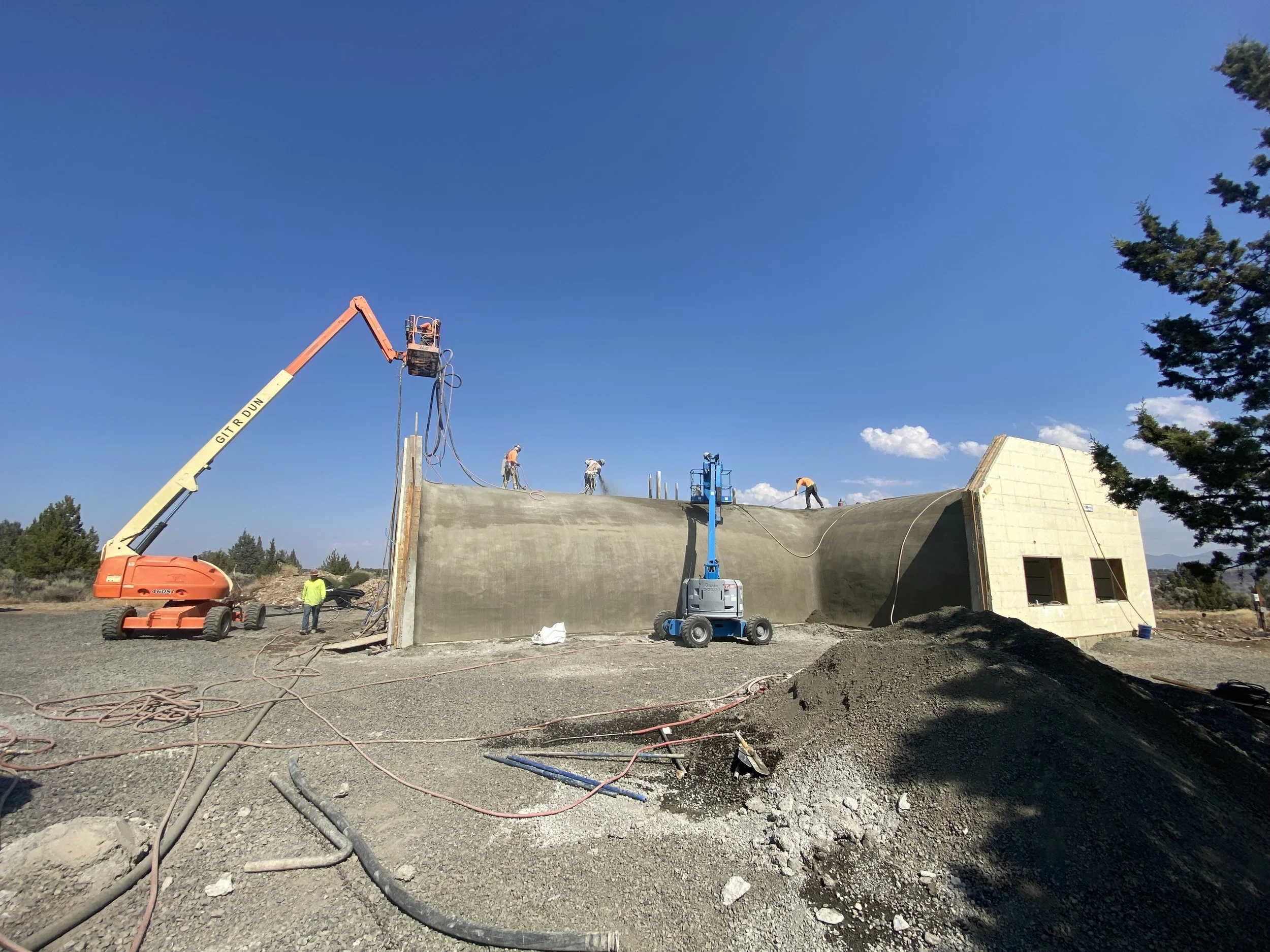 Shotcrete Dome house