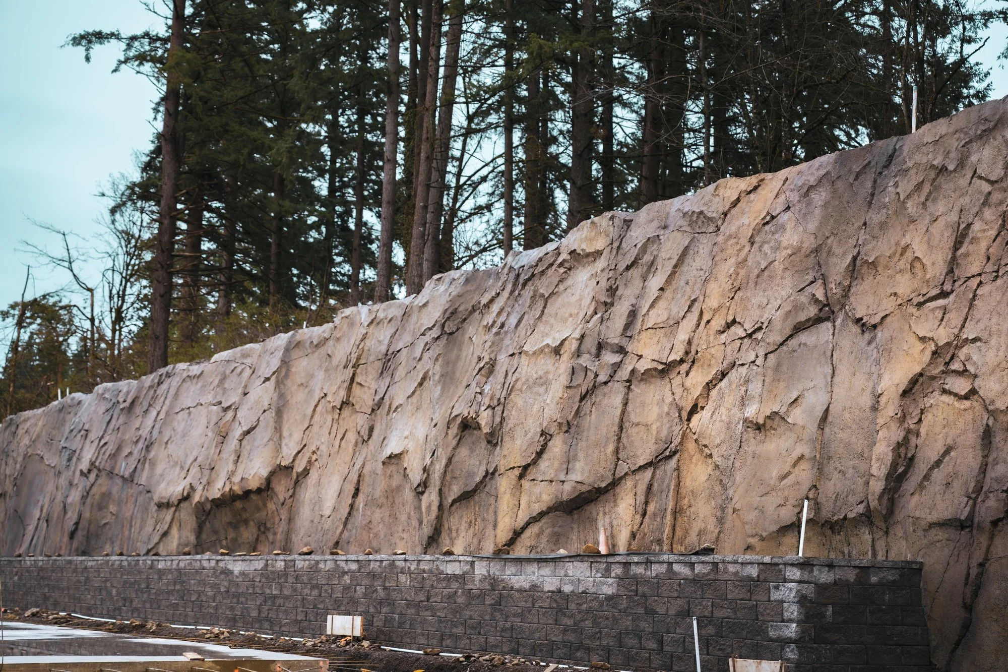 Rock Carve sculpted shotcrete