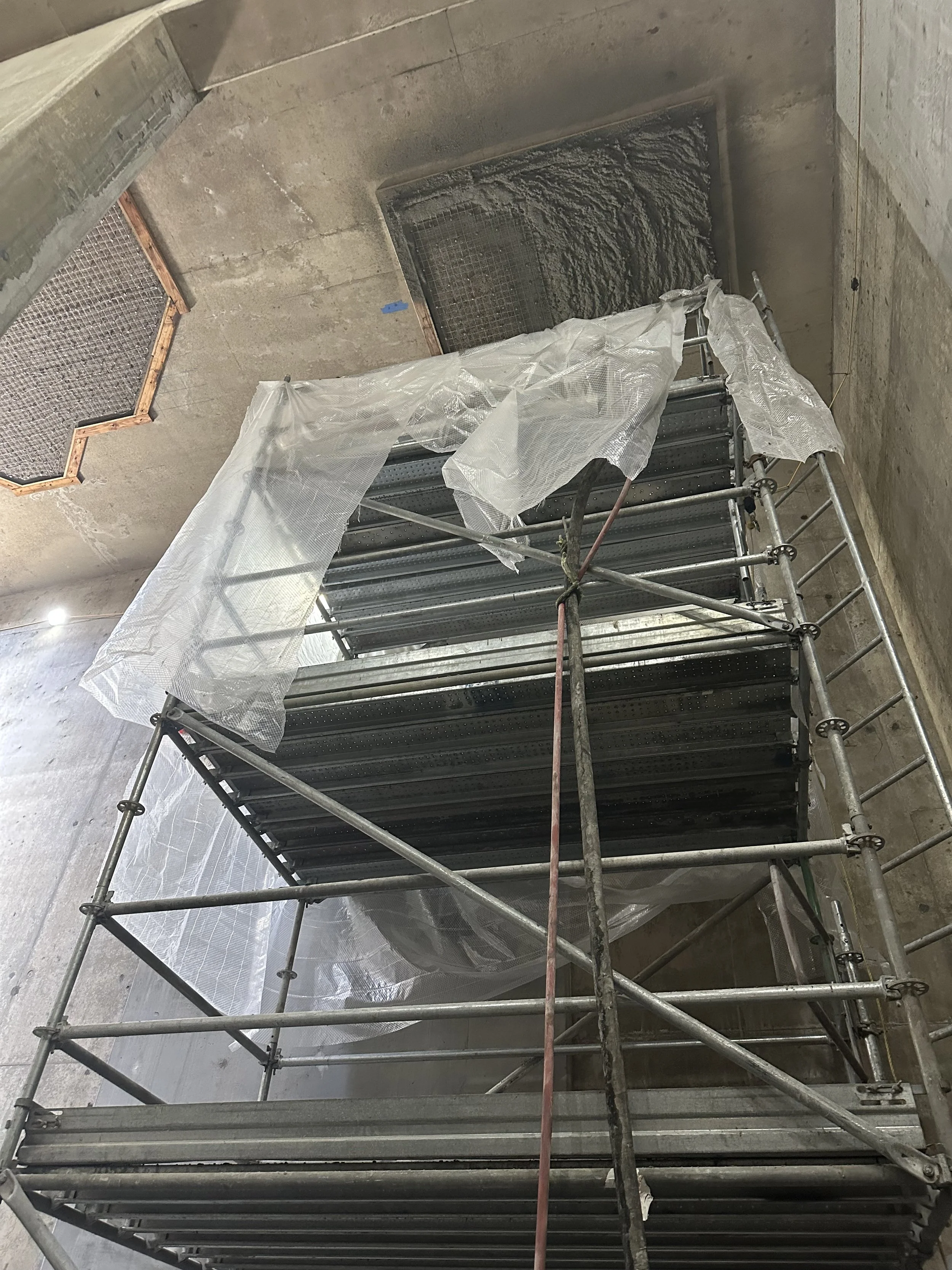 overhead shotcrete repair
