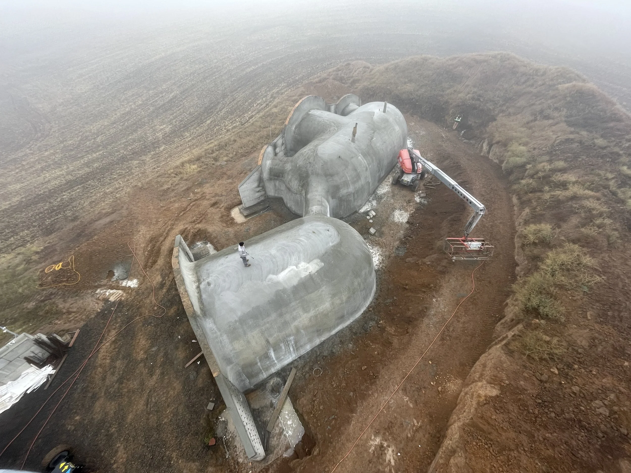 Shotcrete Dome house