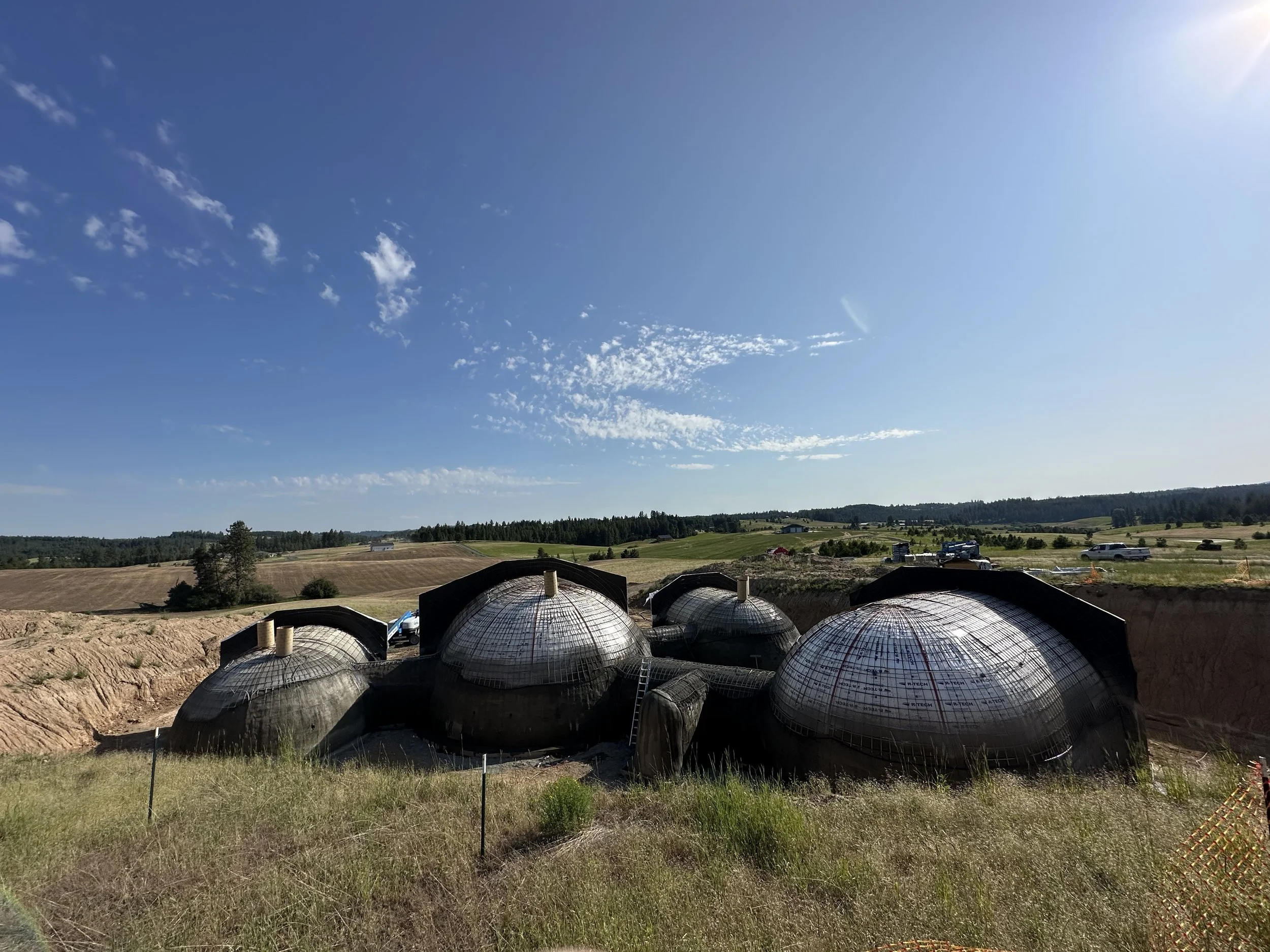 Shotcrete Dome house