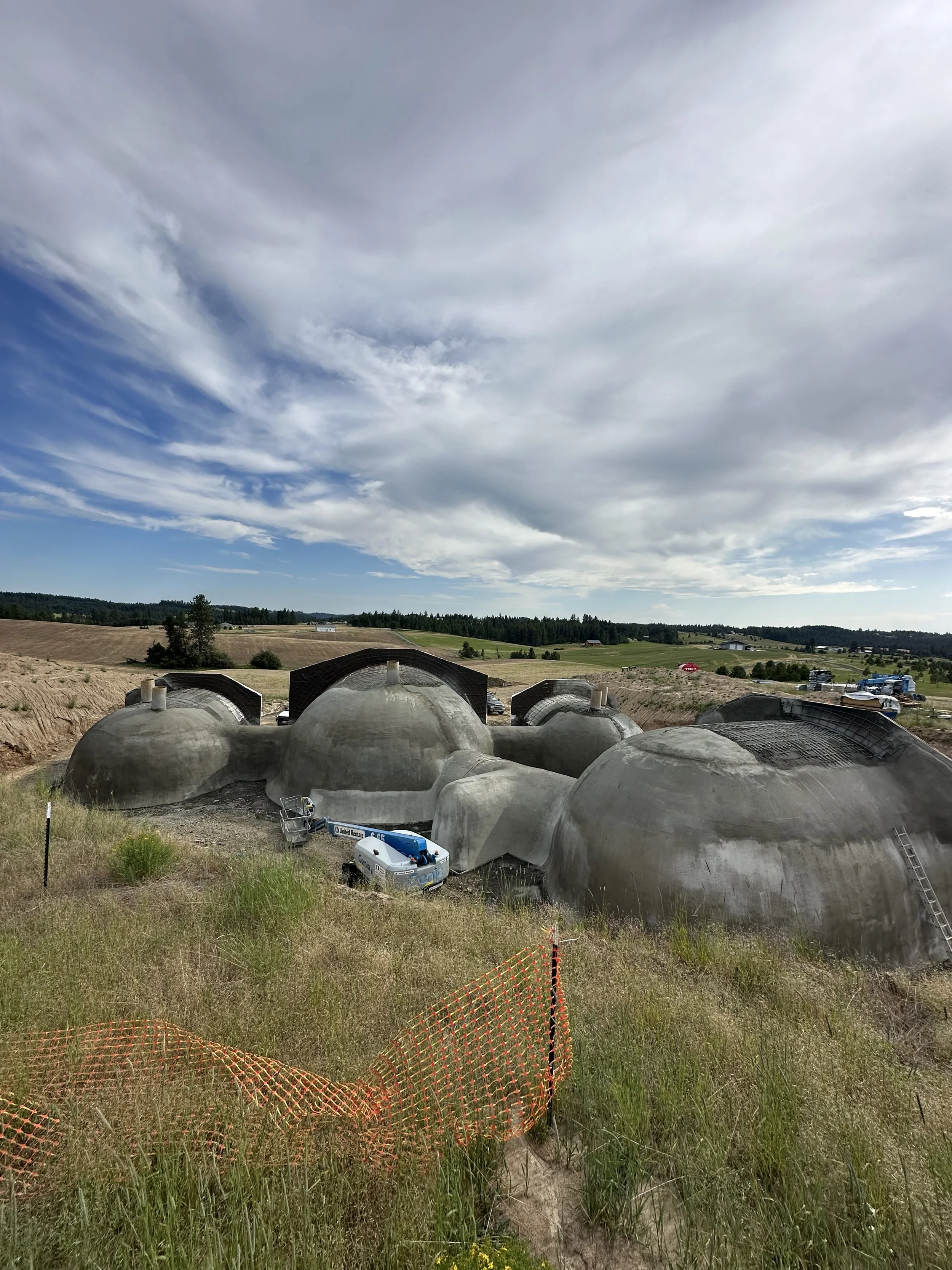 Shotcrete Dome house