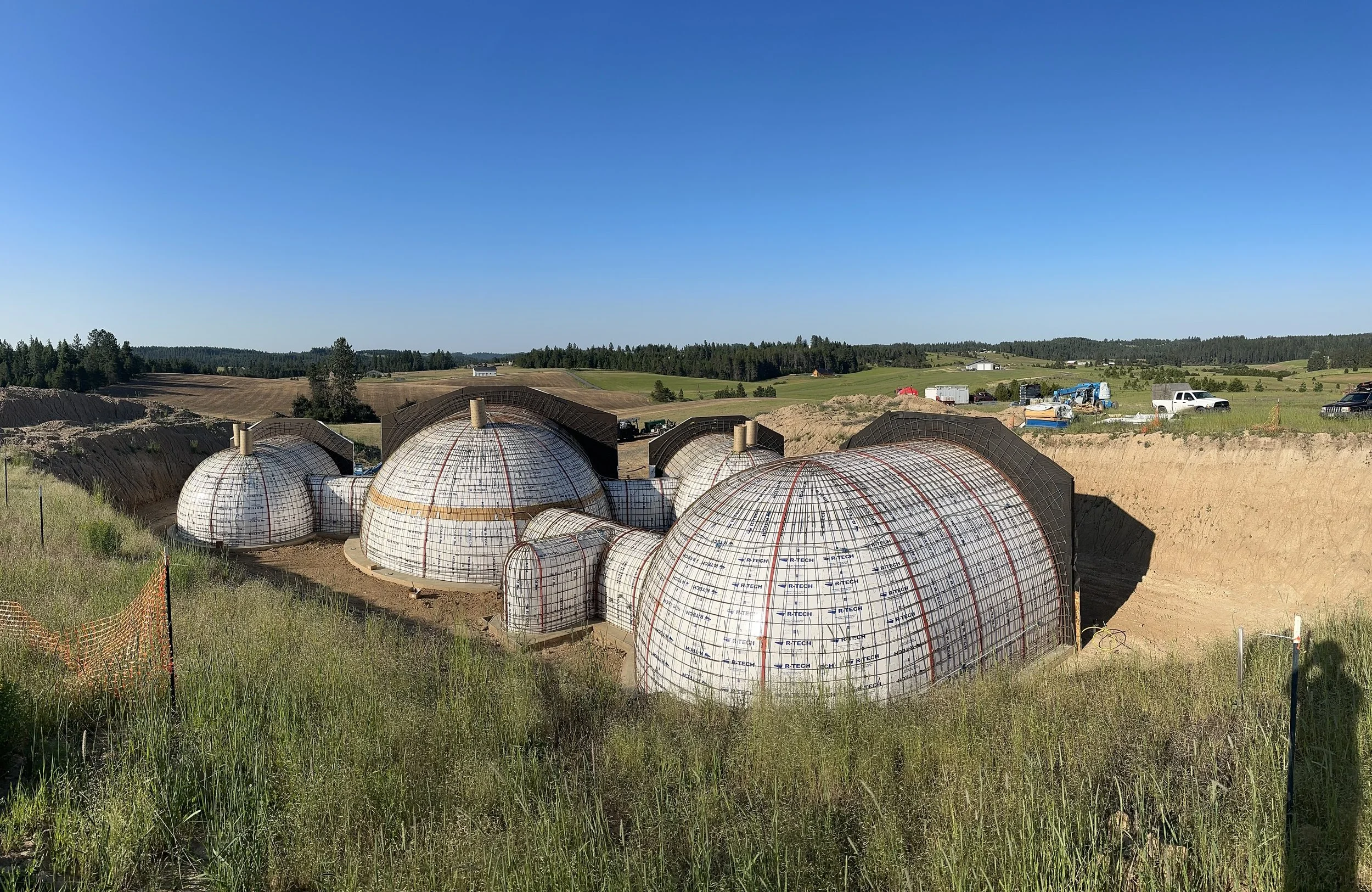 Shotcrete Dome house