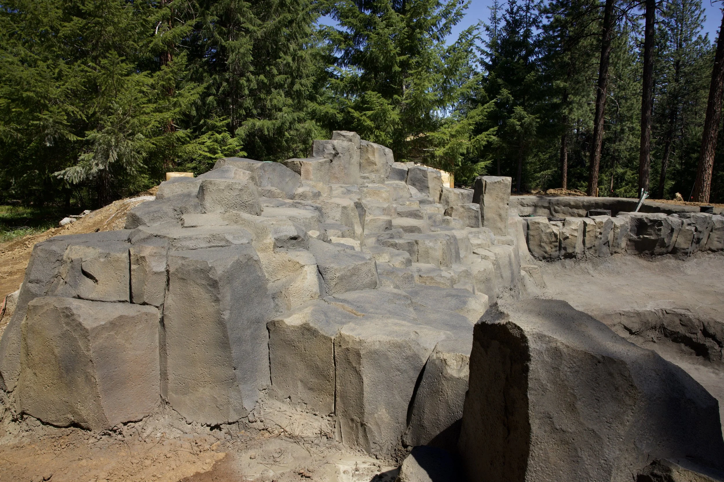 rock carve shotcrete