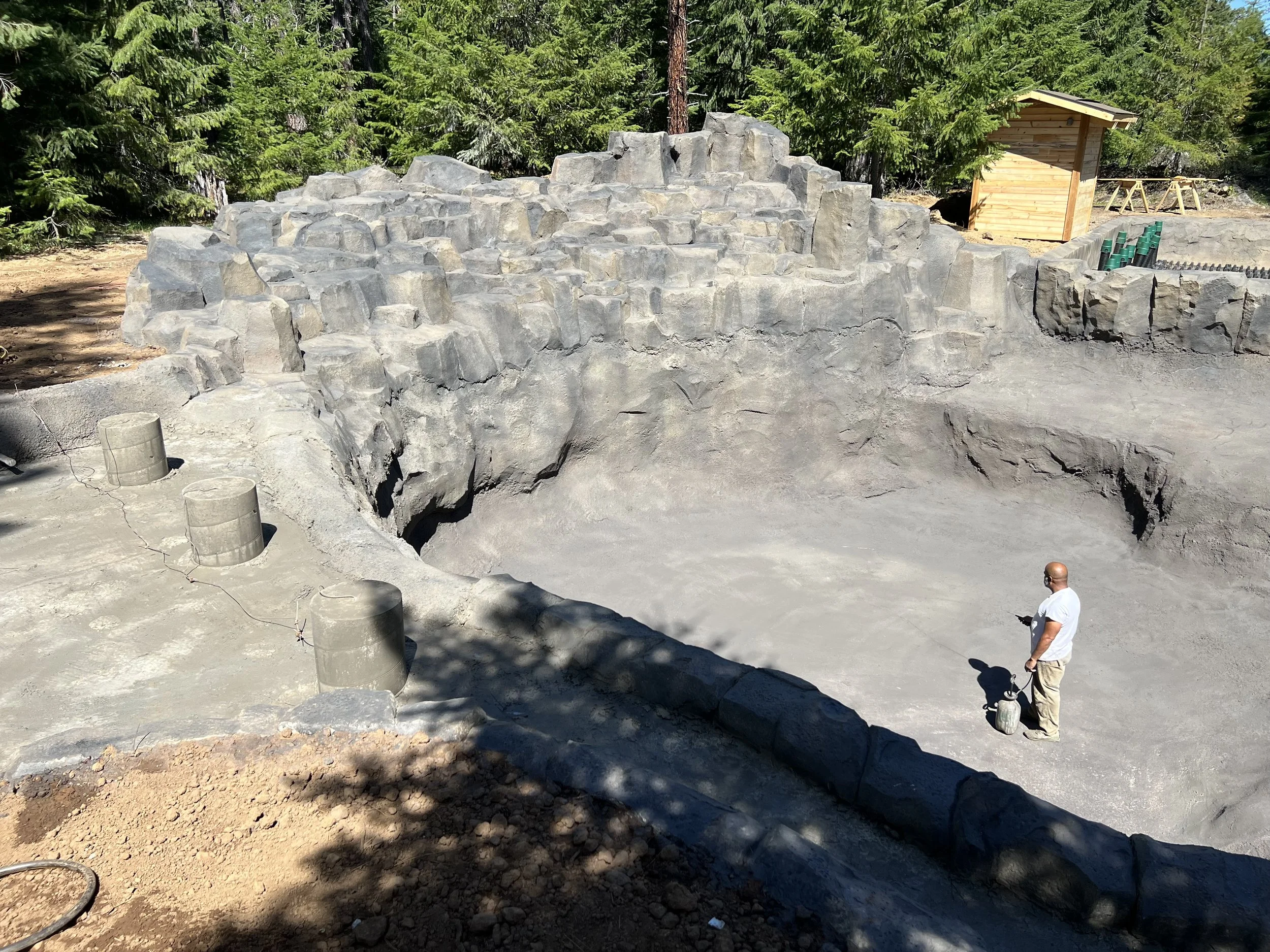 columnar basalt shotcrete