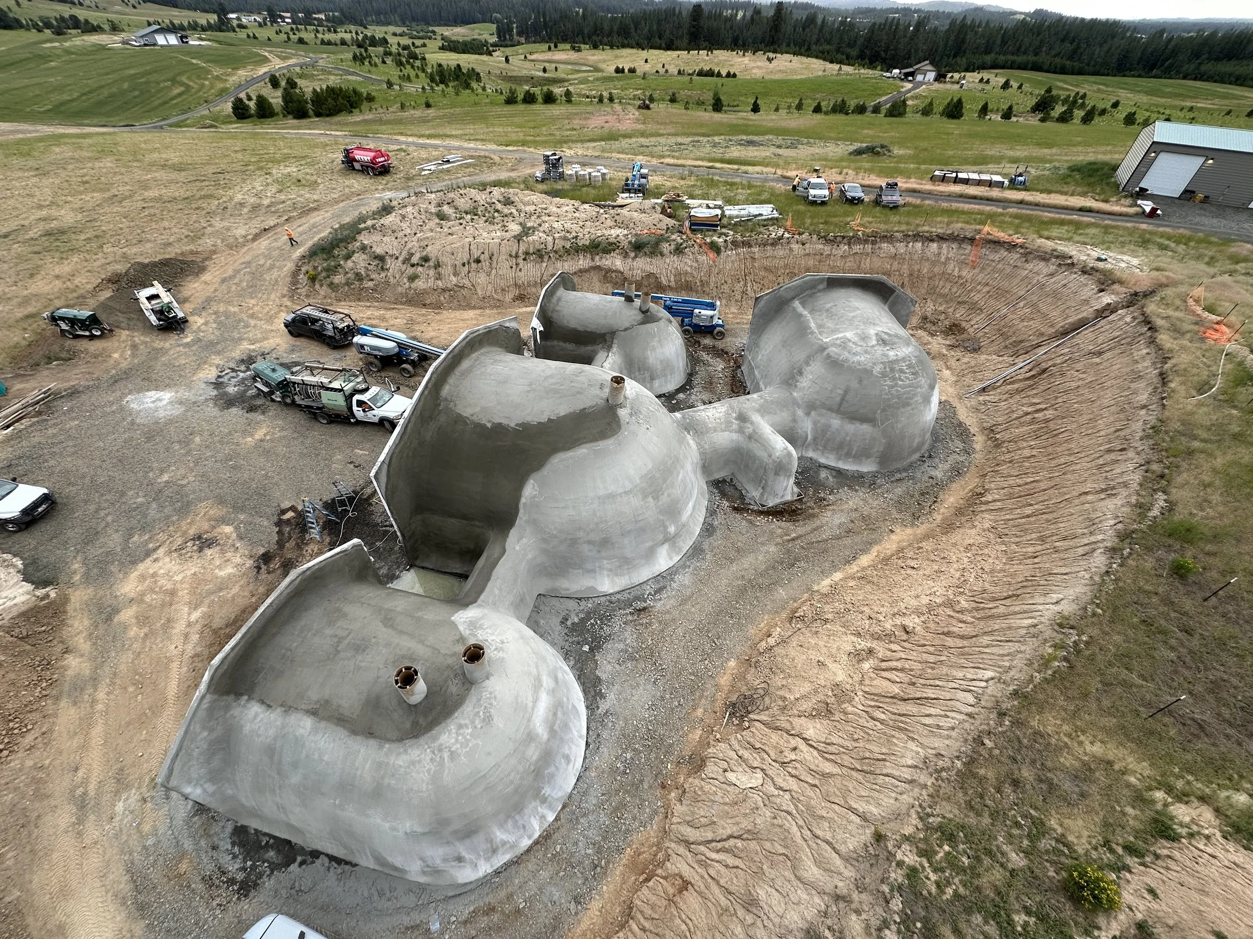 Shotcrete Dome house