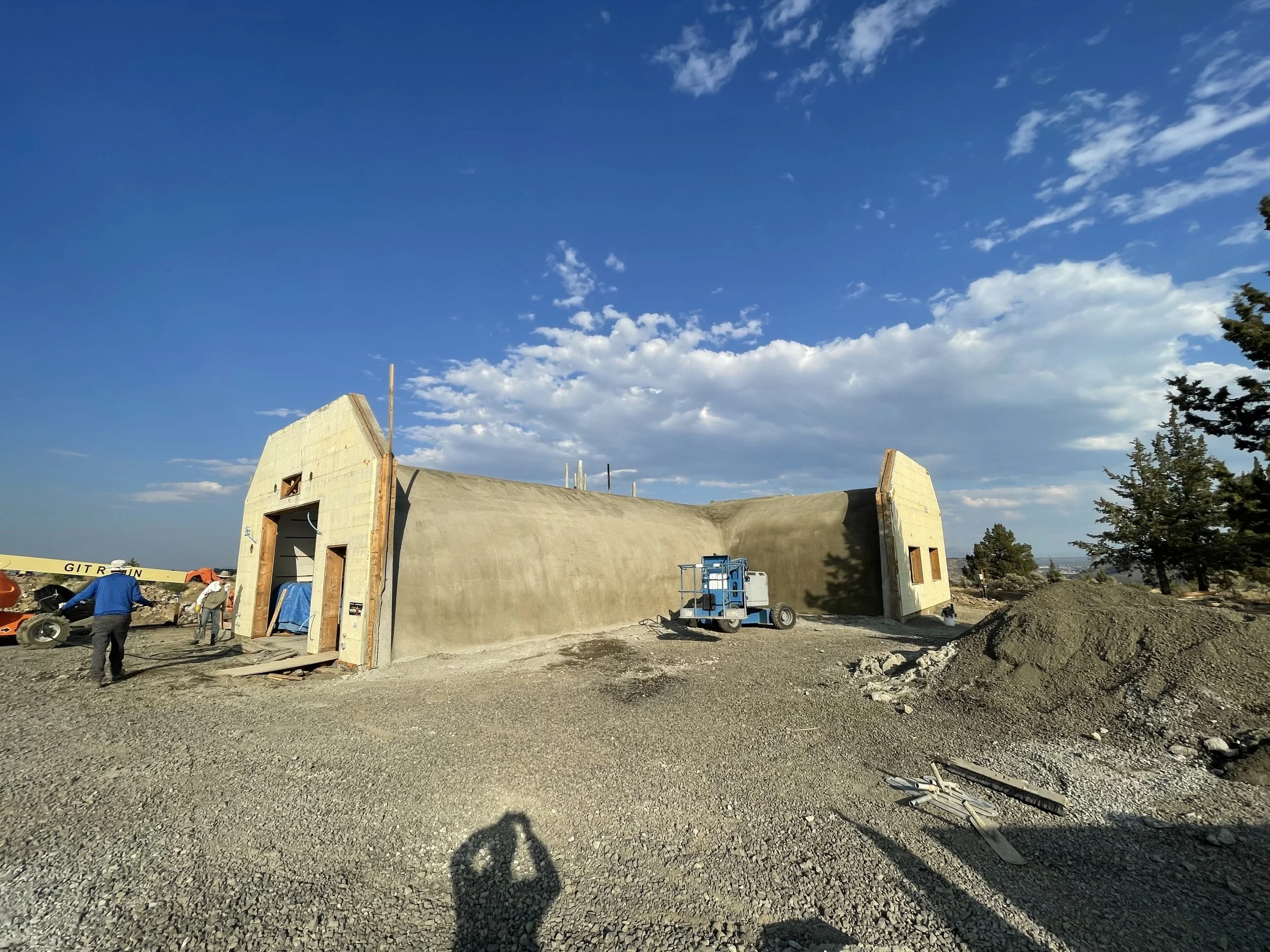 Shotcrete Dome house