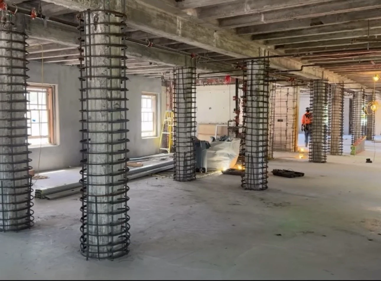 Shotcrete columns