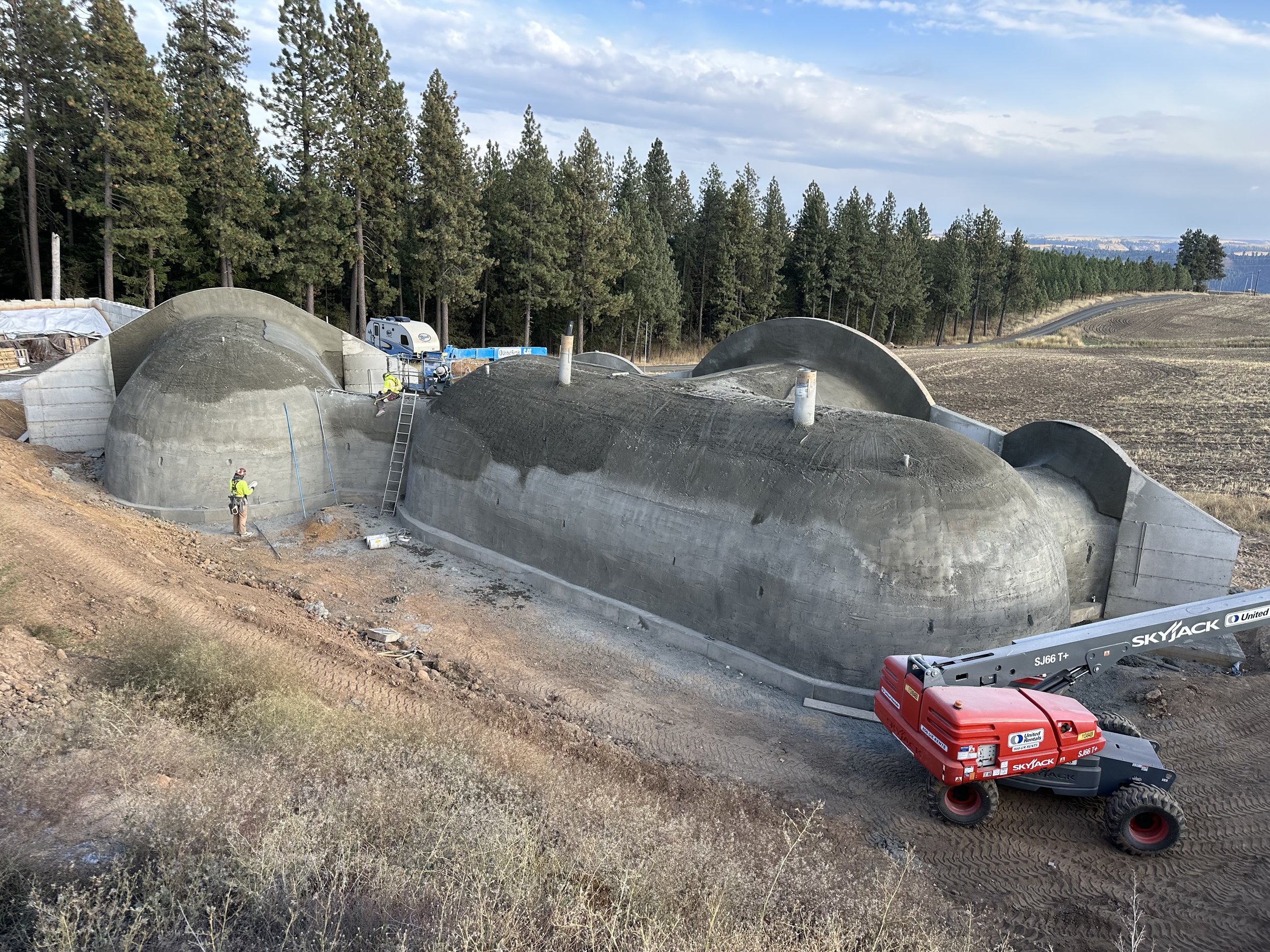 Shotcrete Dome house
