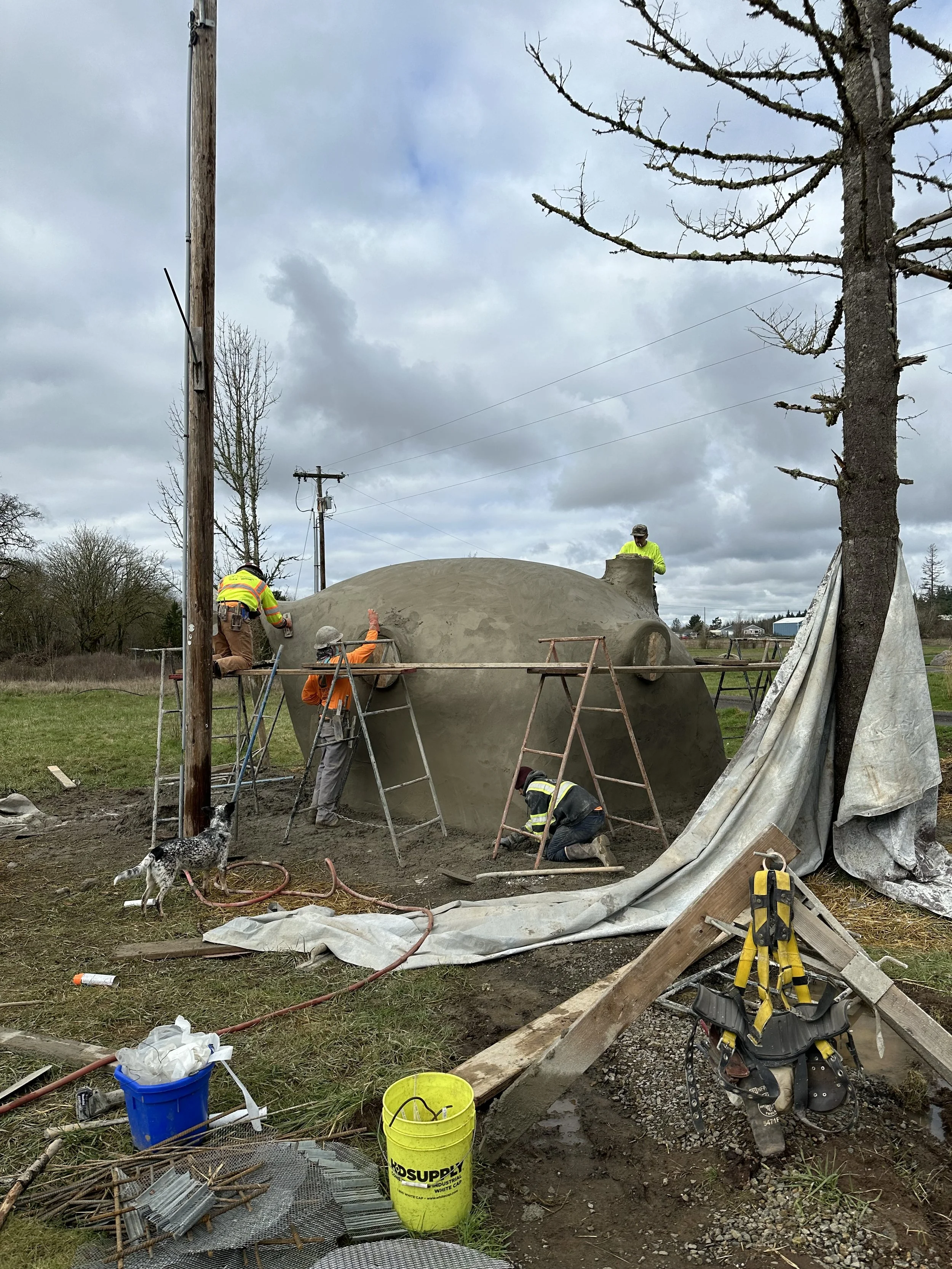 shotcrete dome