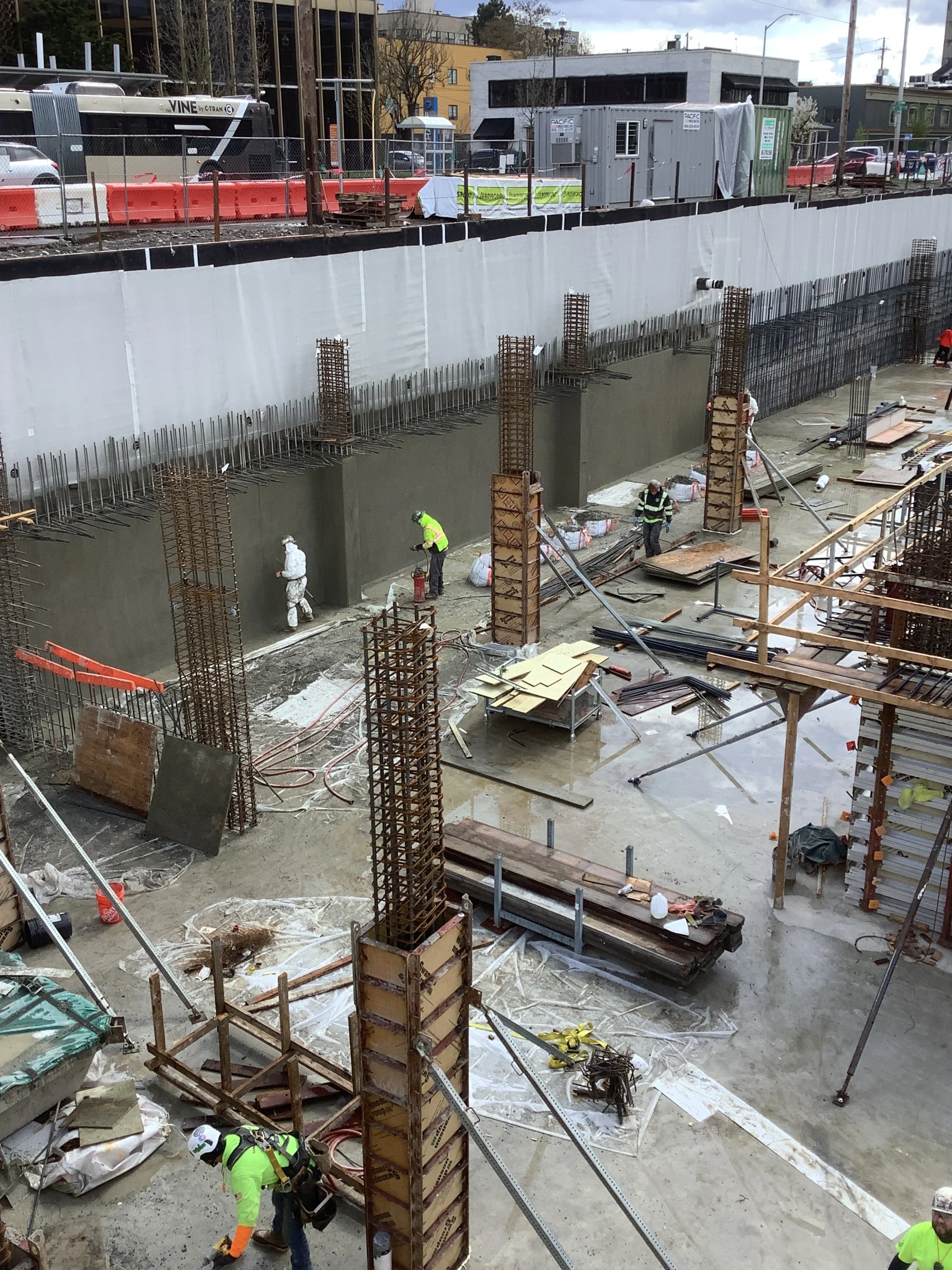 structural shotcrete foundation walls