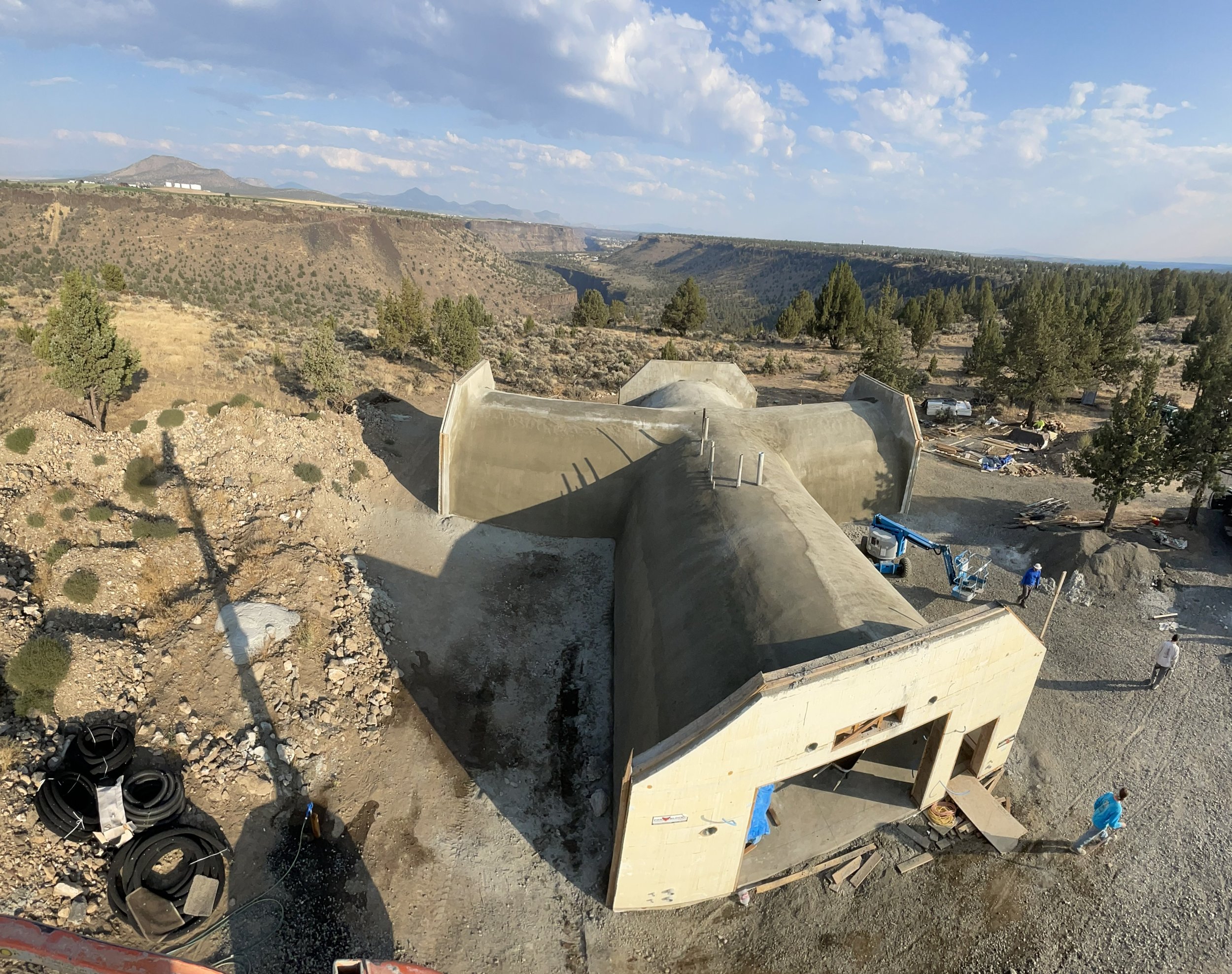 Shotcrete Dome house