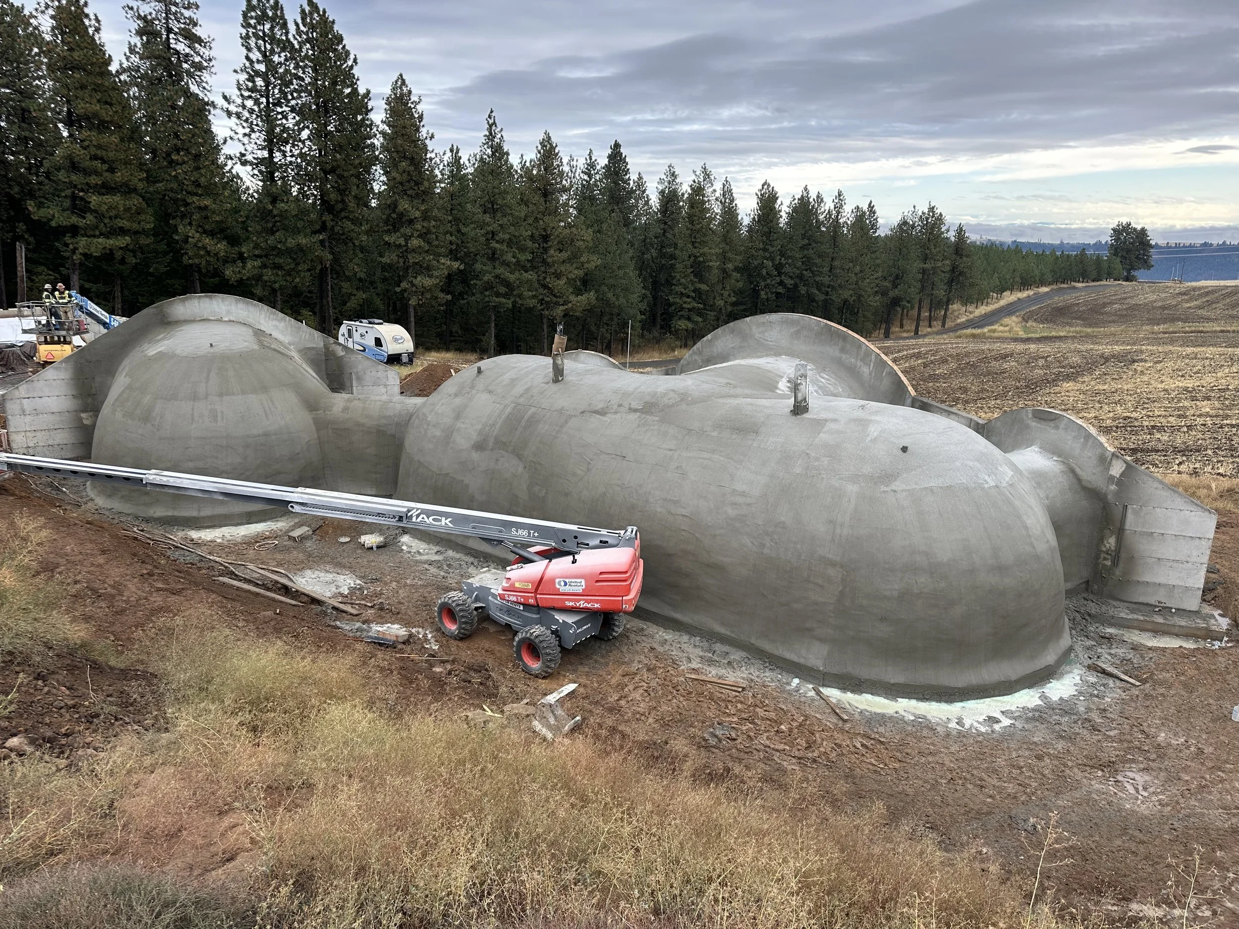 Shotcrete Dome house
